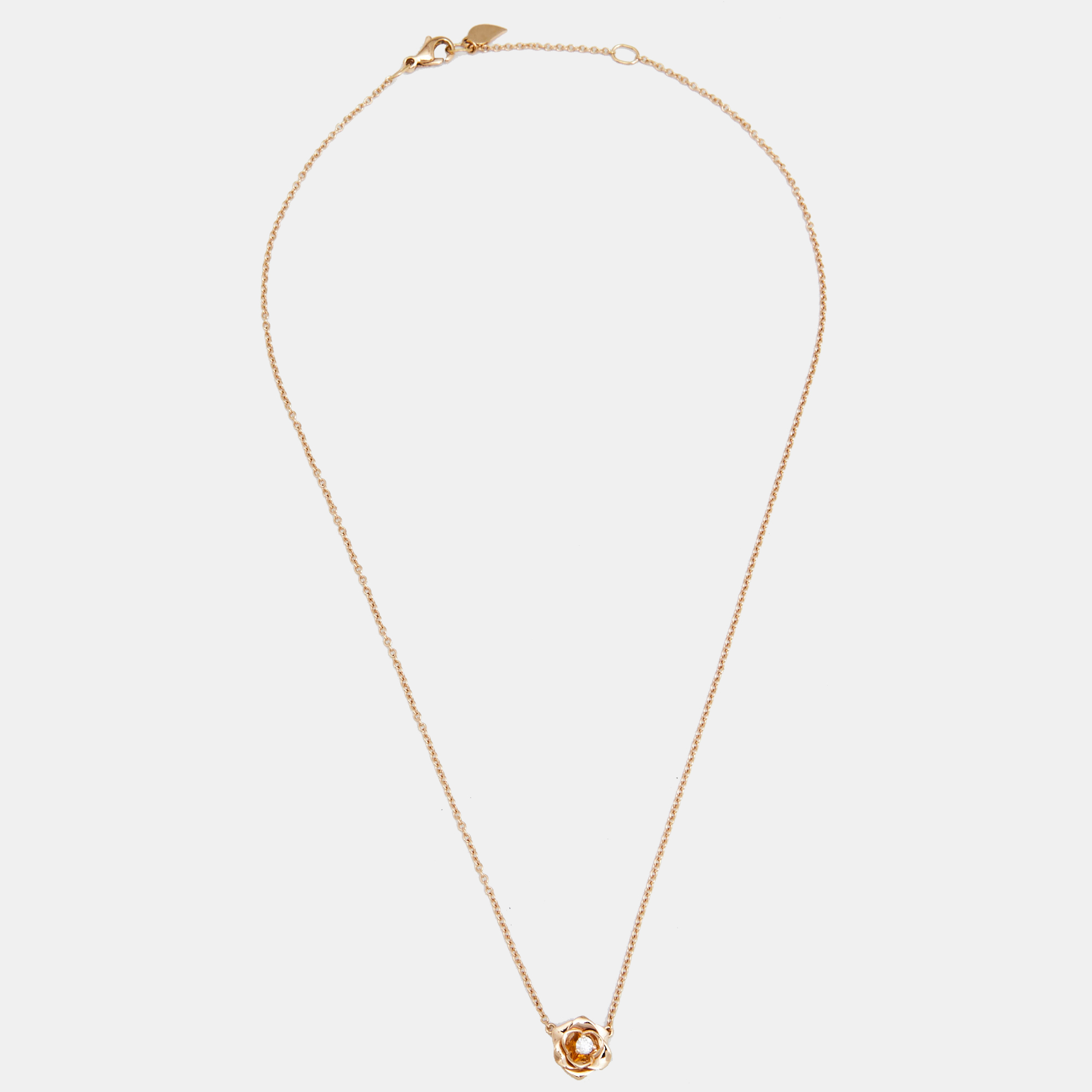 

Piaget Rose Diamond 18k Rose Gold Chain Necklace