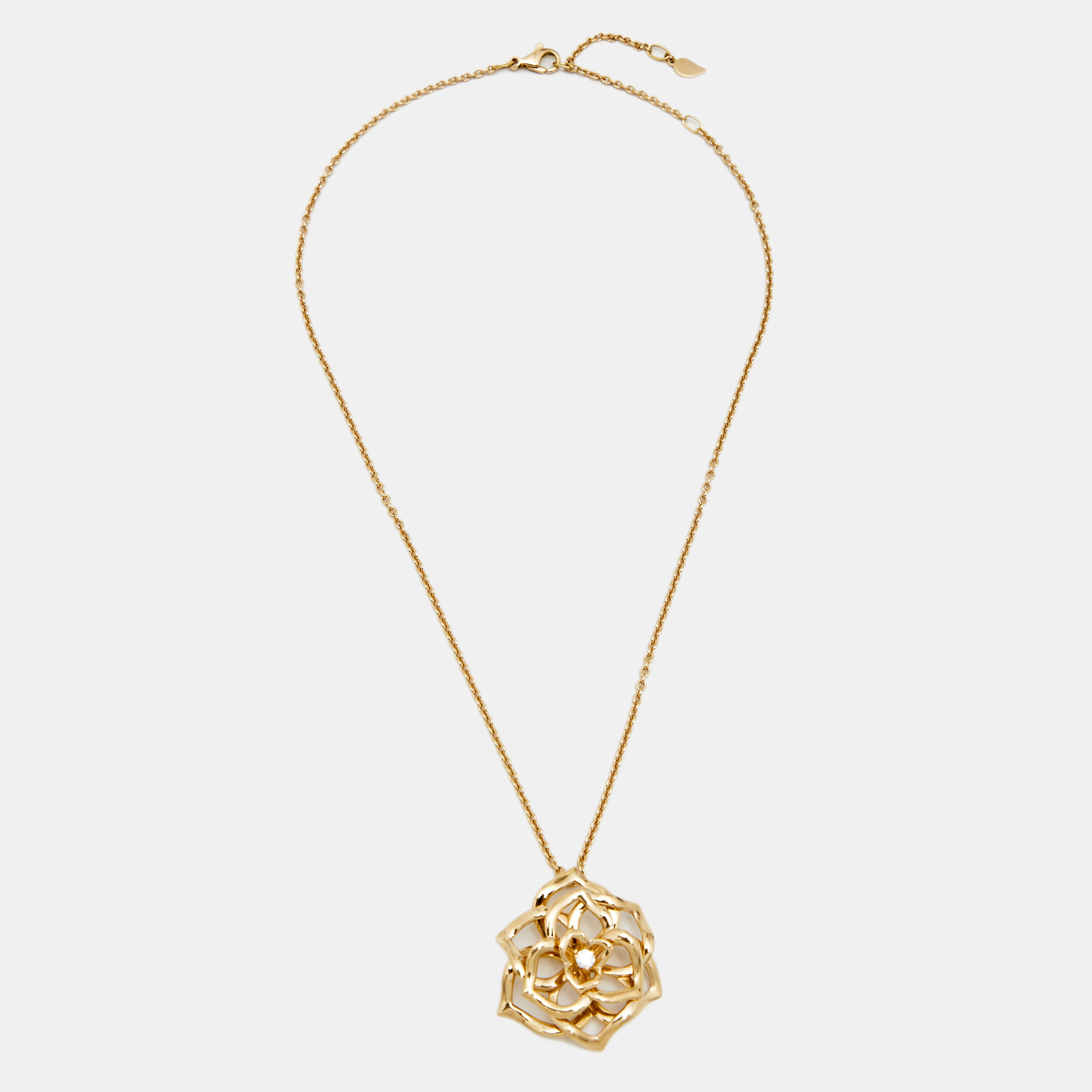 

Piaget Rose Diamond 18k Rose Gold Pendant Necklace