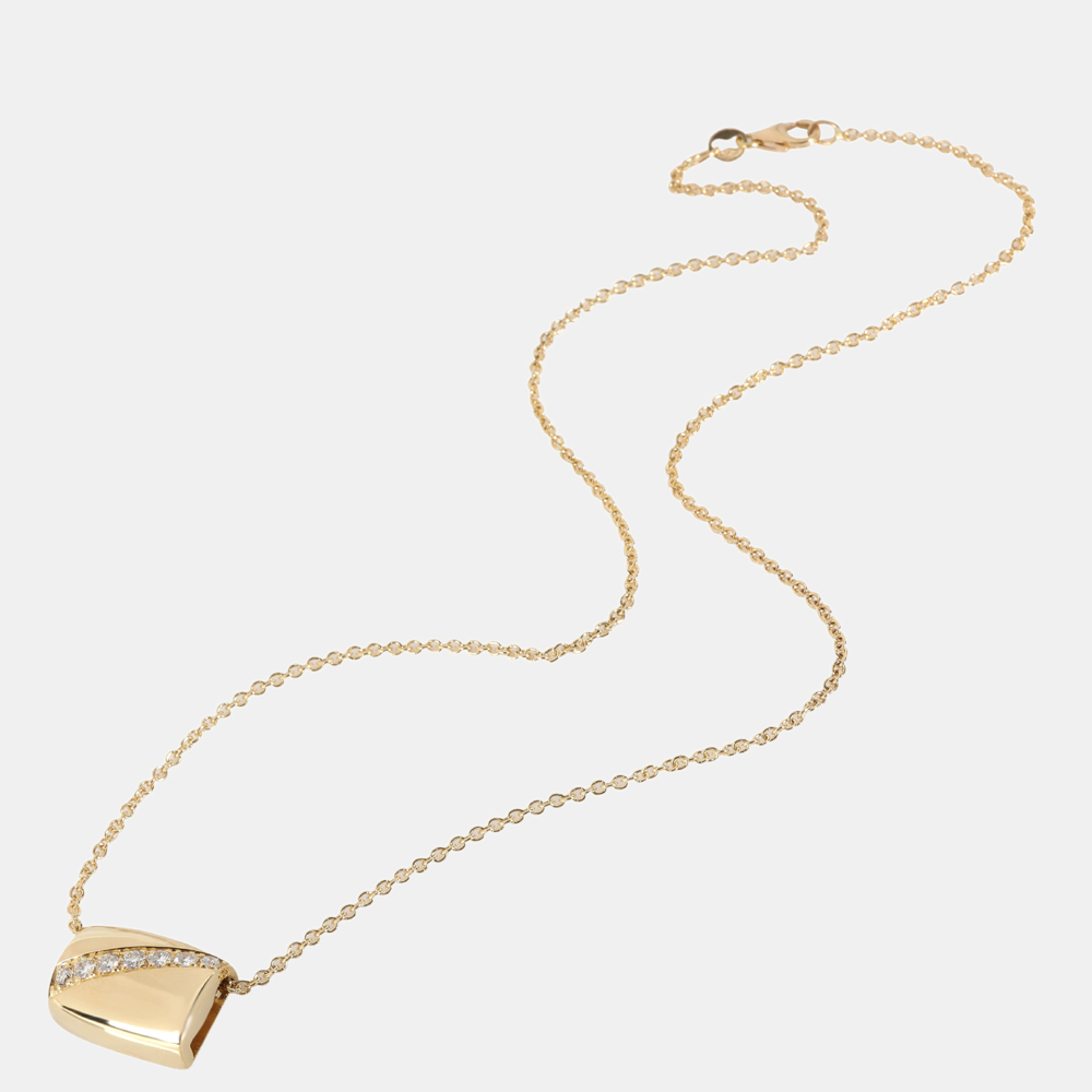 

Piaget Vintage Diamond Pendant in 18k Yellow Gold 0.35 CTW