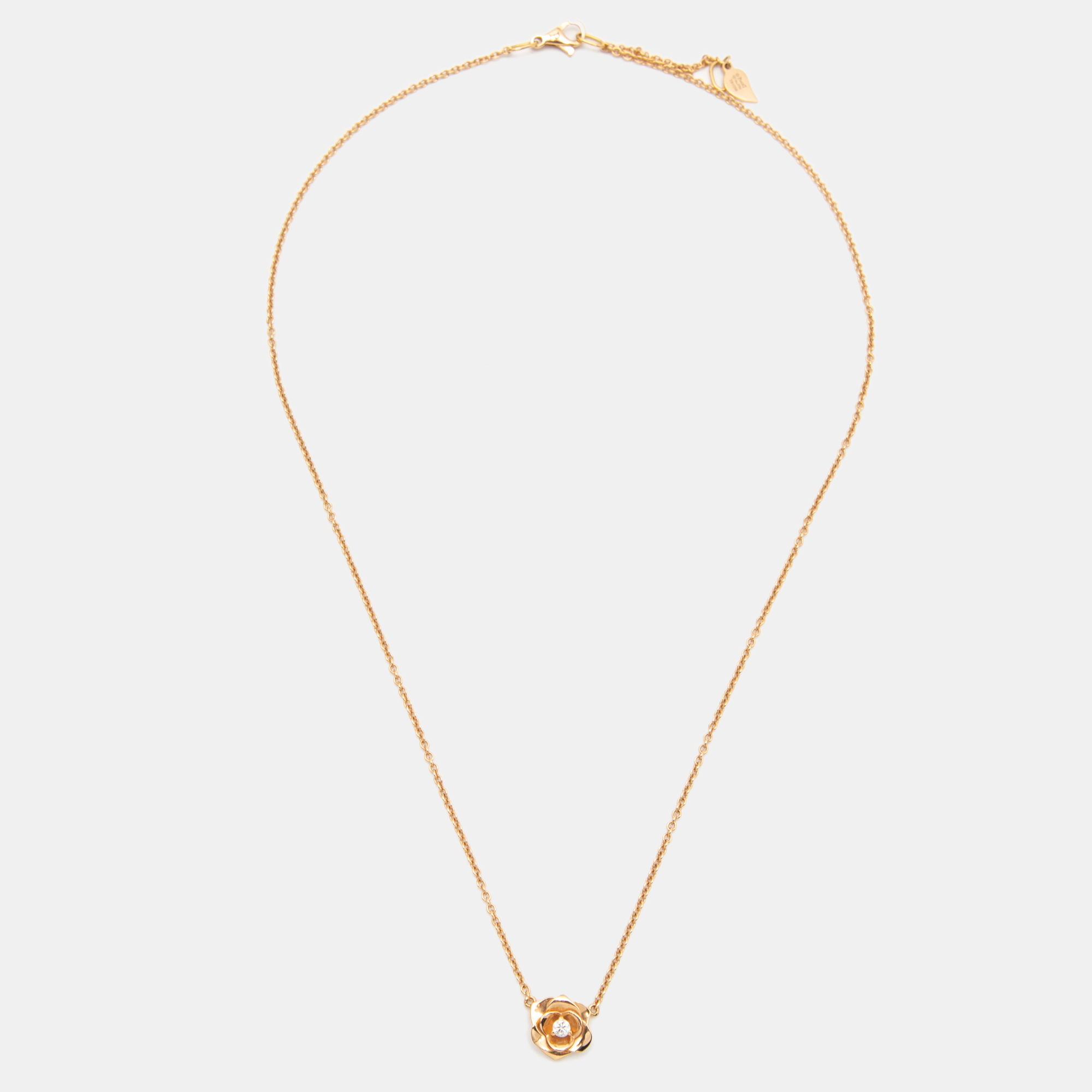 

Piaget Rose Diamond 18k Rose Gold Necklace