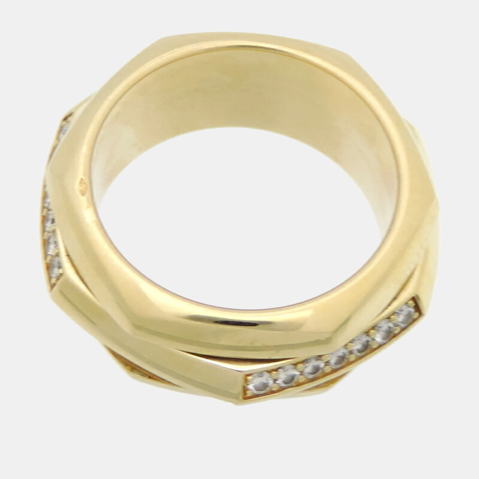 

Piaget 18K Yellow Gold and Diamond Possession Band Ring EU 58