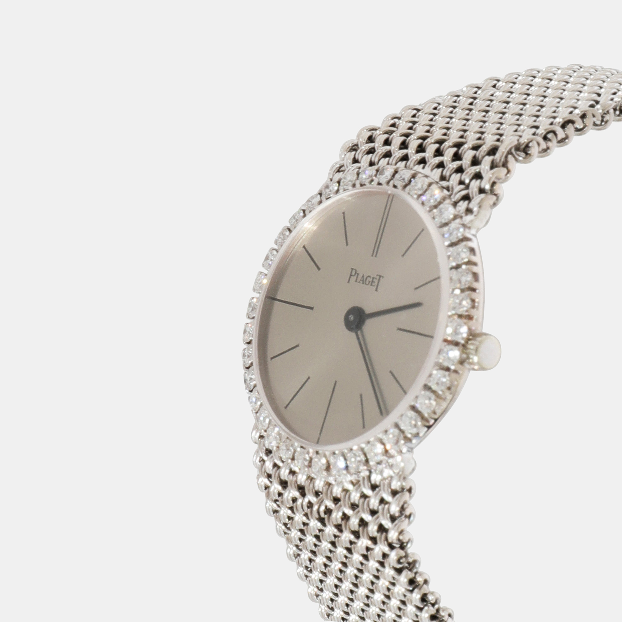 

Piaget Silver 18k White Gold Classique 926 D21 Manual Winding Women's Wristwatch 24 mm