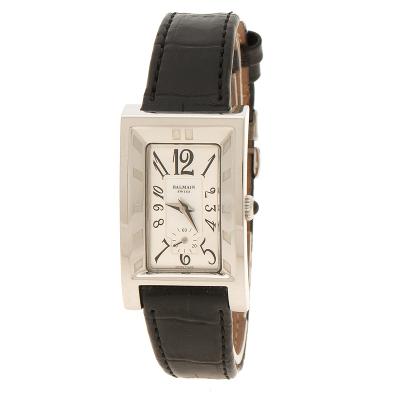 Balmain White Mother of Pearl Quartz Stainless Steel Women's Wristwatch ...