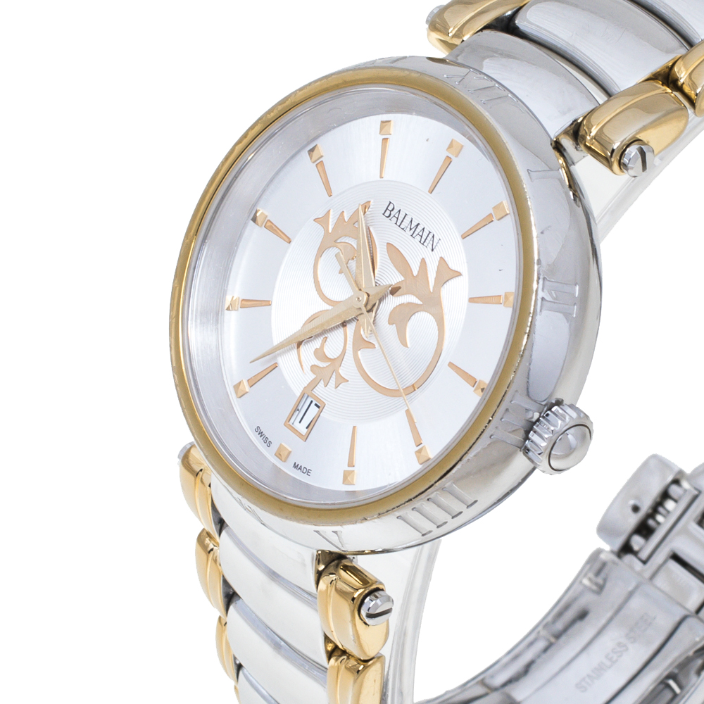 

Balmain Silver Two Tone Stainless Steel Classica Lady Downtown, Gold