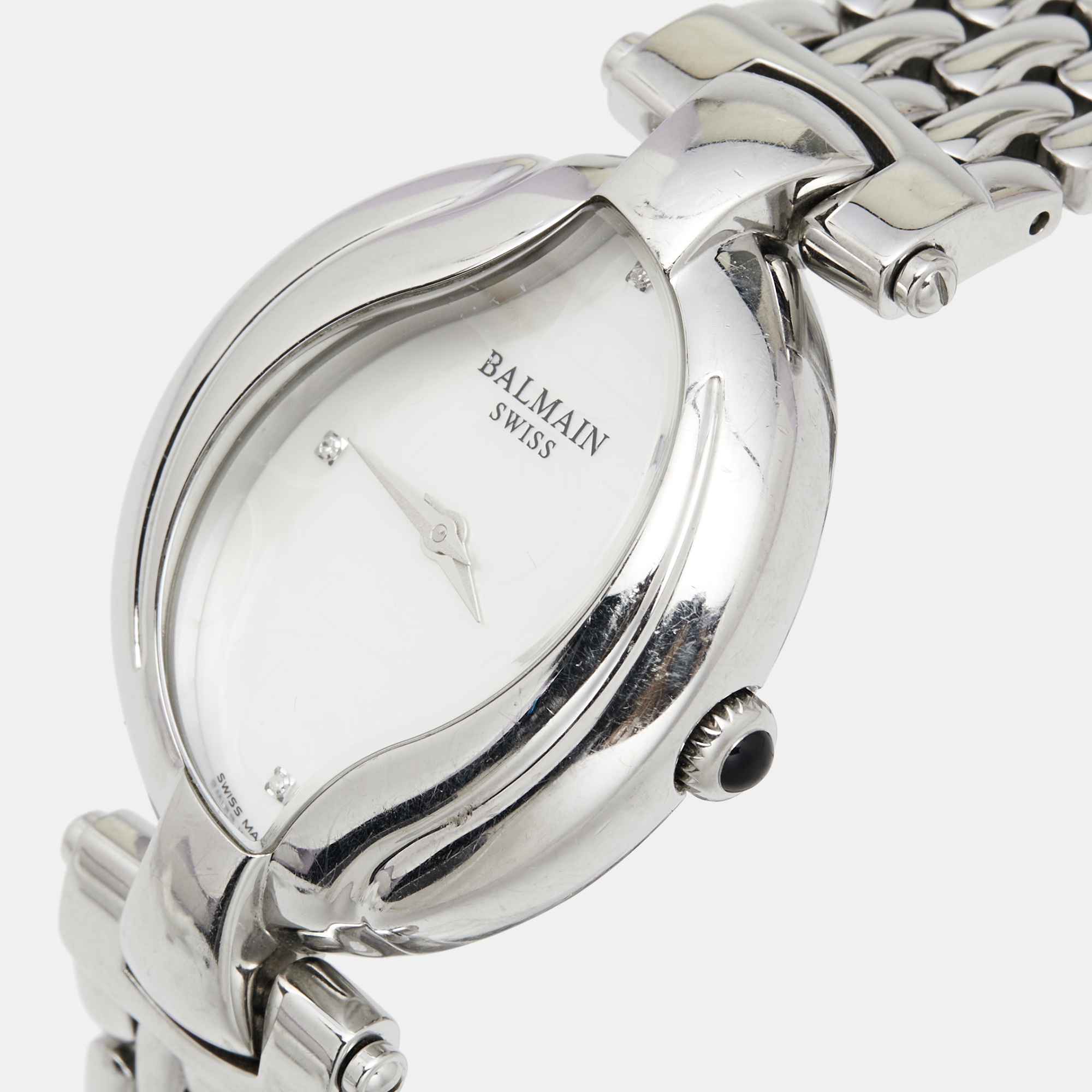 

Balmain Mother of Pearl Stainless Steel Excessive, White