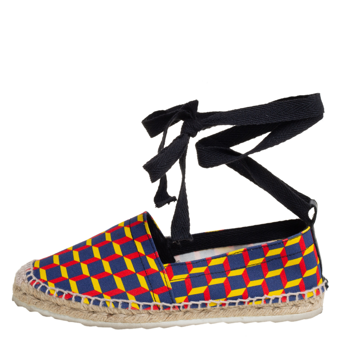 

PIERRE HARDY Multicolor Canvas Espadrille Flats Size