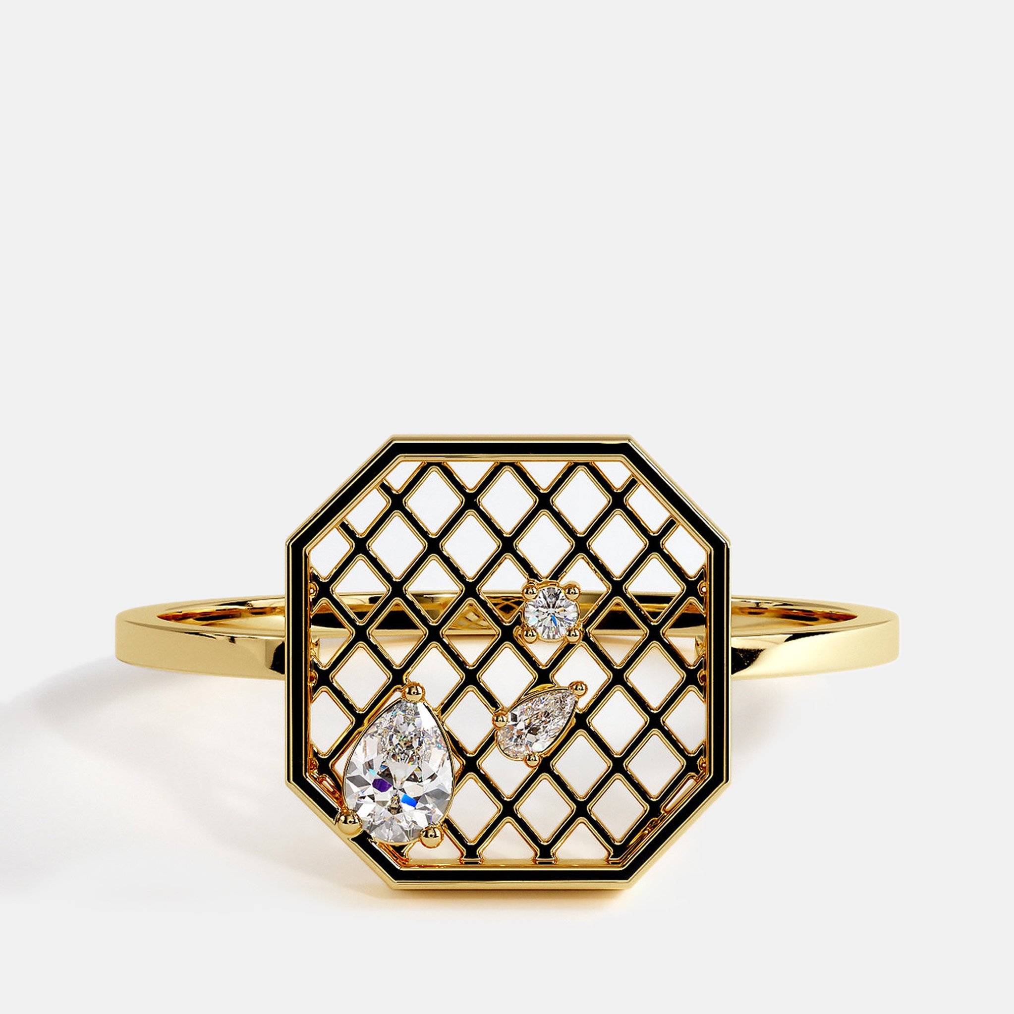 

Place Vendome Ring Vendome XII 0.19 Carat Yellow Gold Size