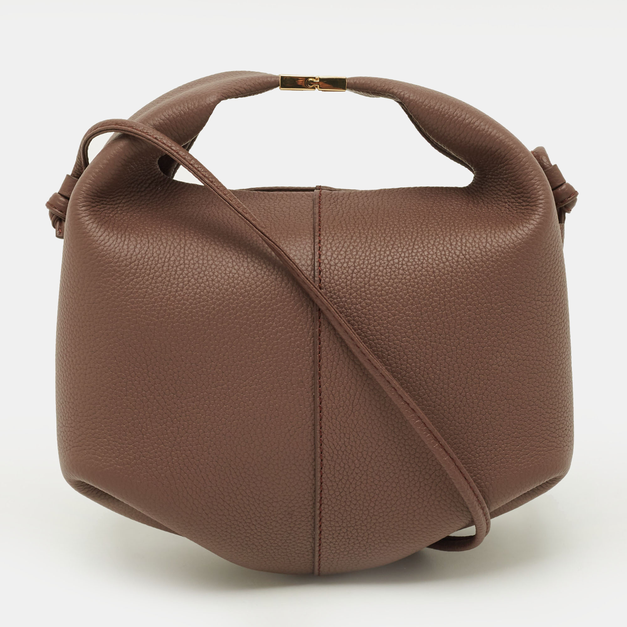 

Polène Béri Brown Leather Crossbody Bag