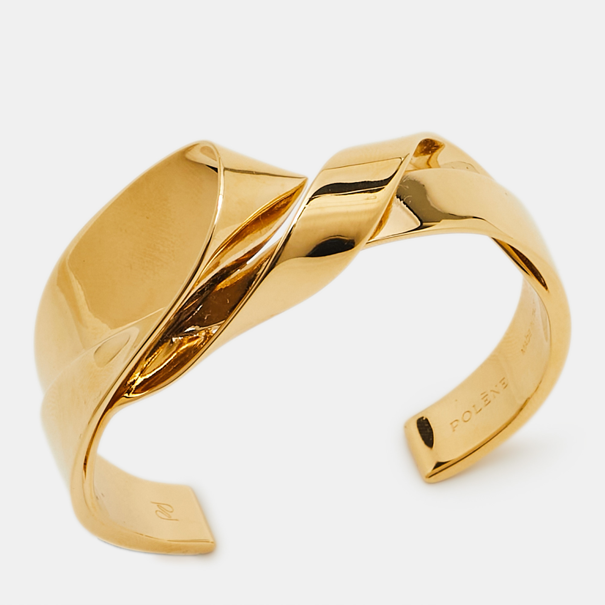 

Polène Gold Tone Cuff Bracelet