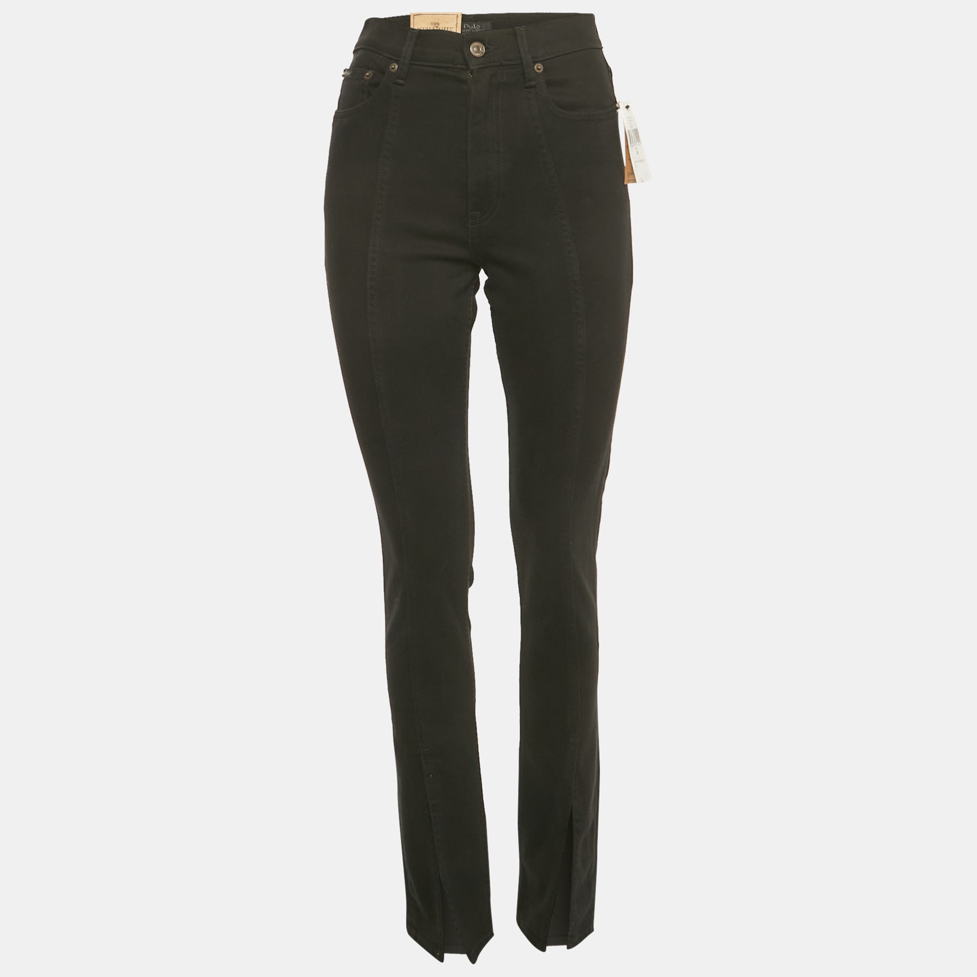 

Polo Ralph Lauren Black Denim The Straight Jeans S Waist 26"