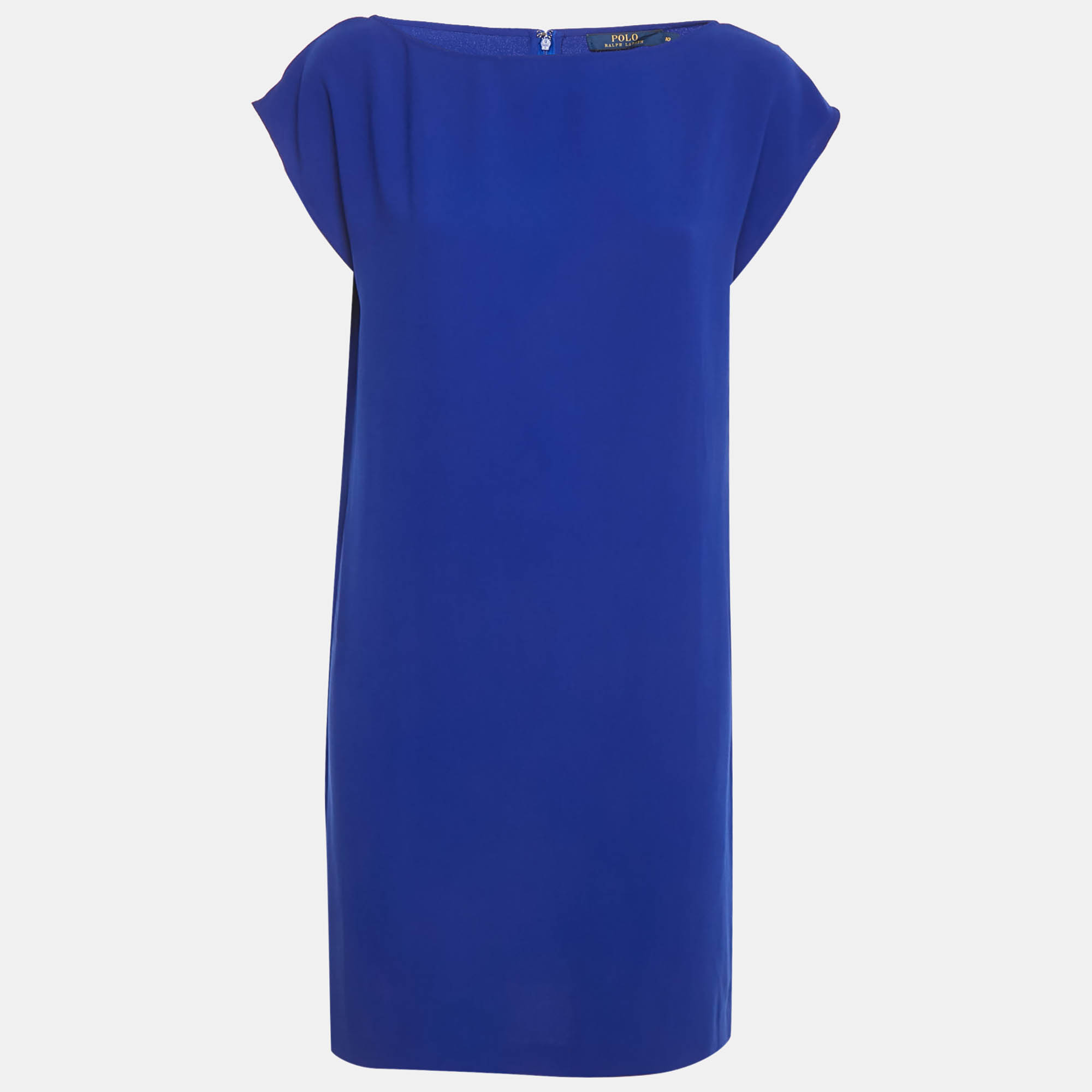 

Polo Ralph Lauren Blue Crepe Shift Dress L