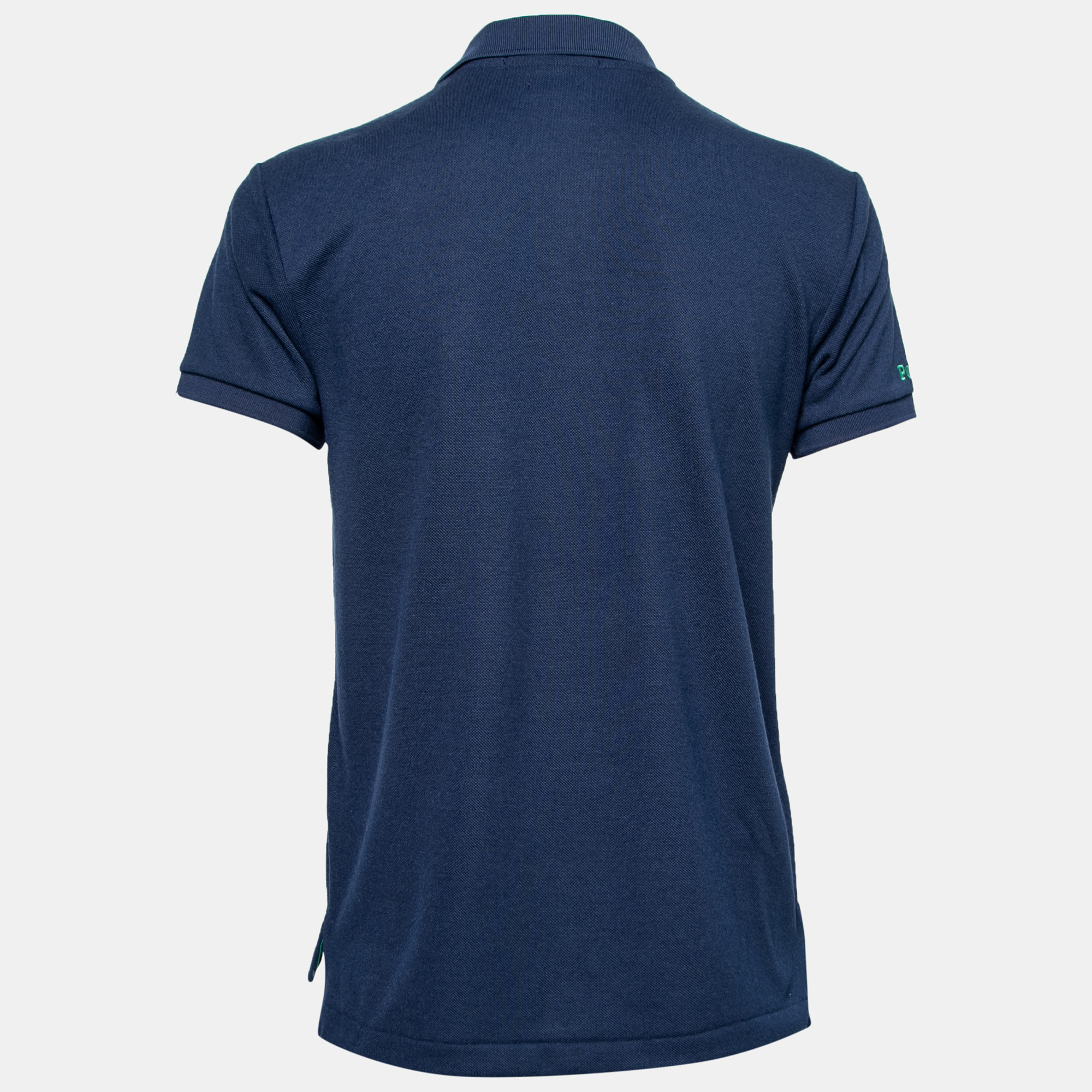 

Polo Ralph Lauren Navy Blue Pique Knit Classic Fit Earth Polo T-Shirt