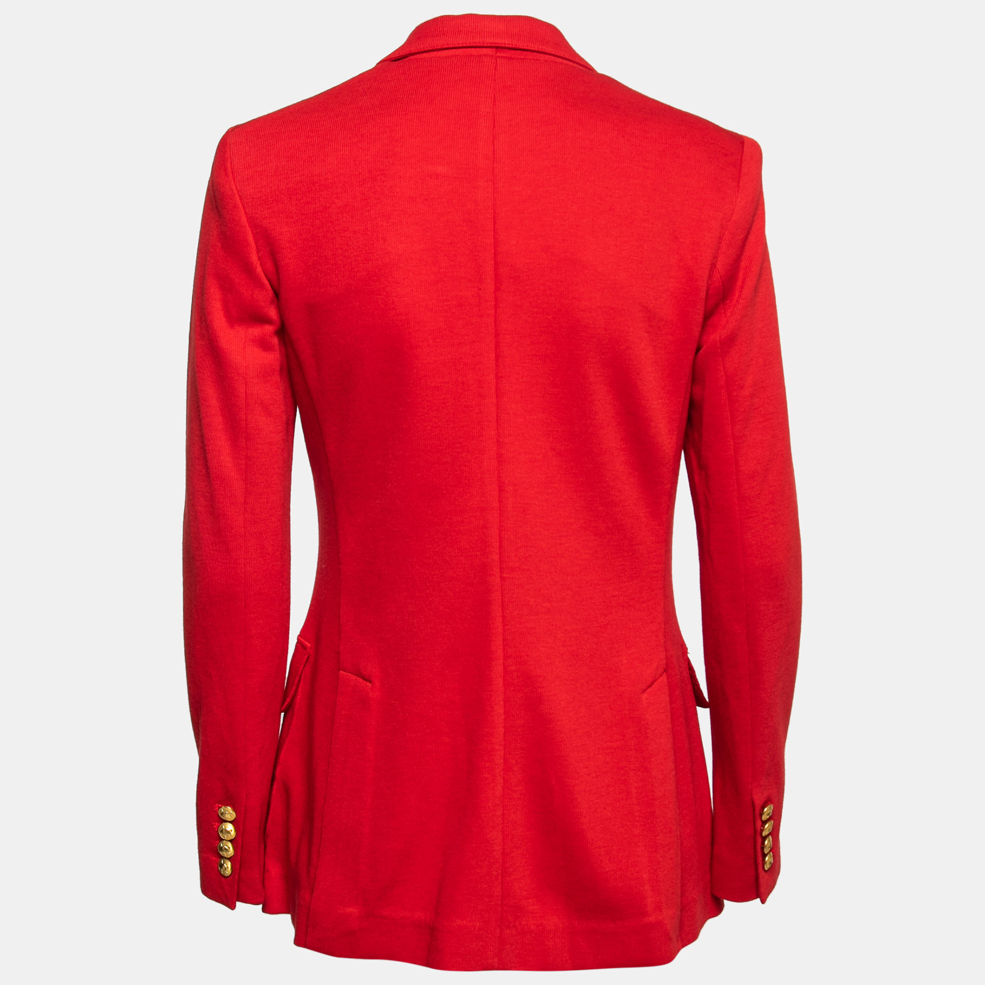 

Polo Ralph Lauren Red Cotton Knit Blazer
