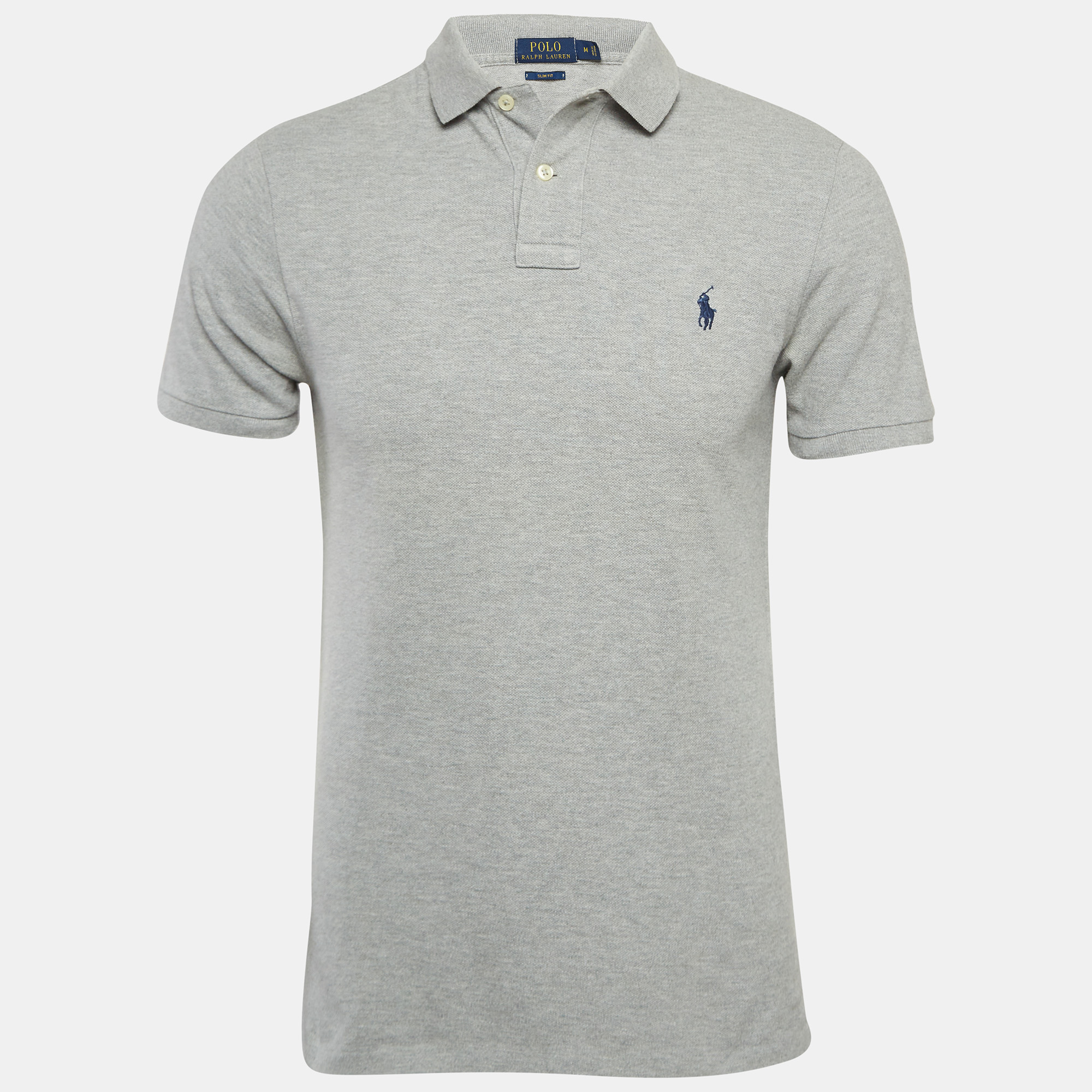 

Polo Ralph Lauren Grey Cotton Slim Film Polo T-Shirt M