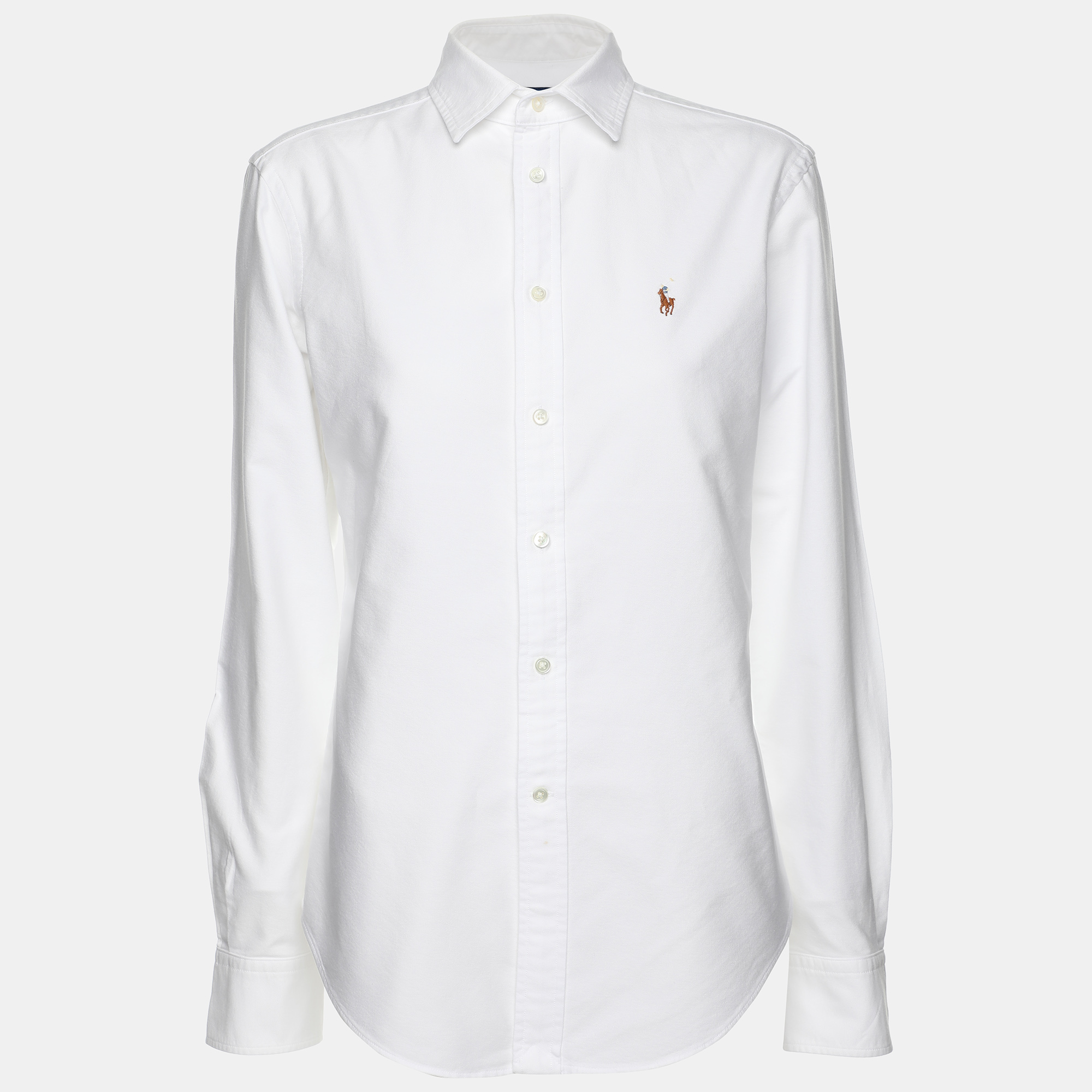 

Polo Ralph Lauren White Cotton Button Front Shirt XXS