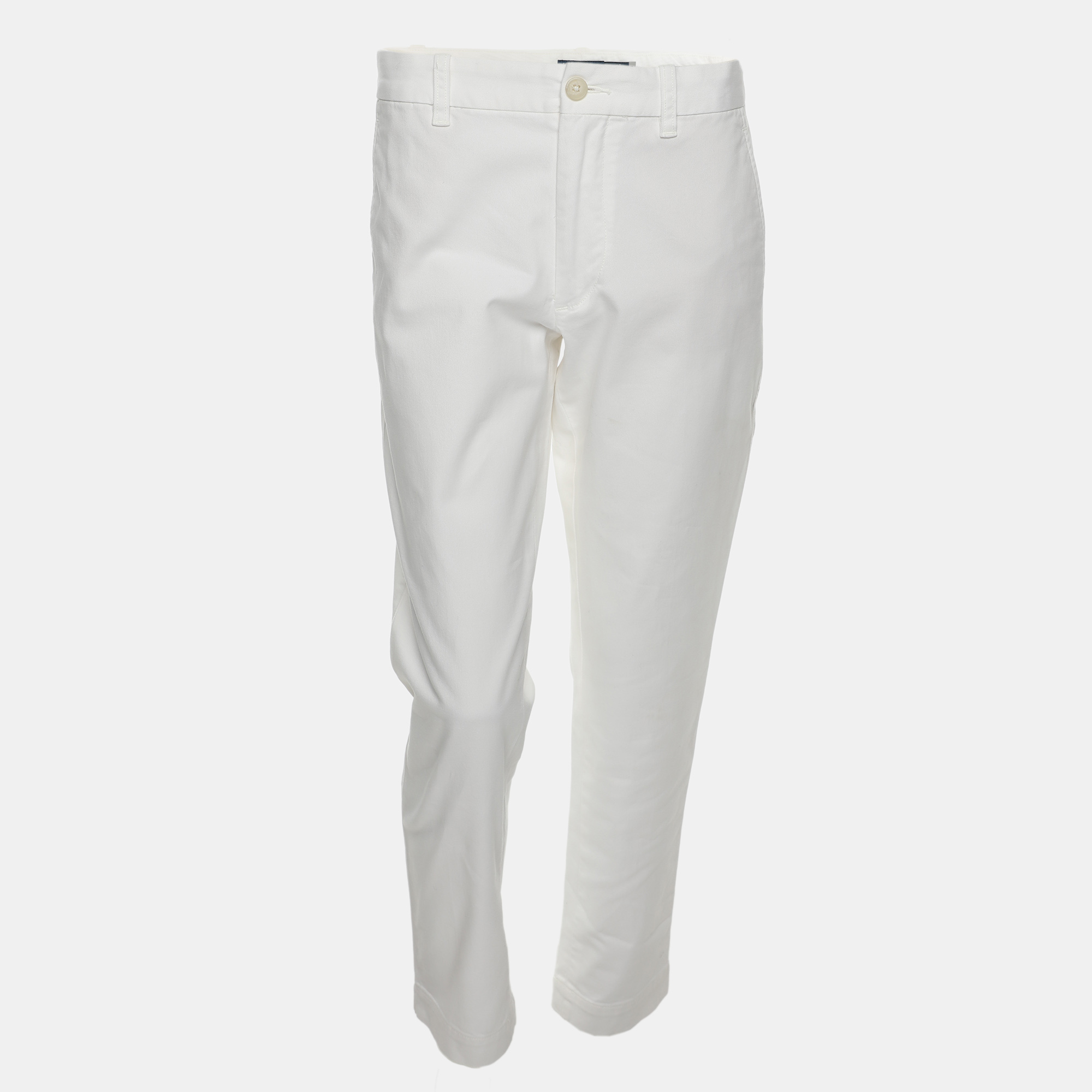 

Polo Ralph Lauren White Stretch Fabric The Slim Chino Trouser S