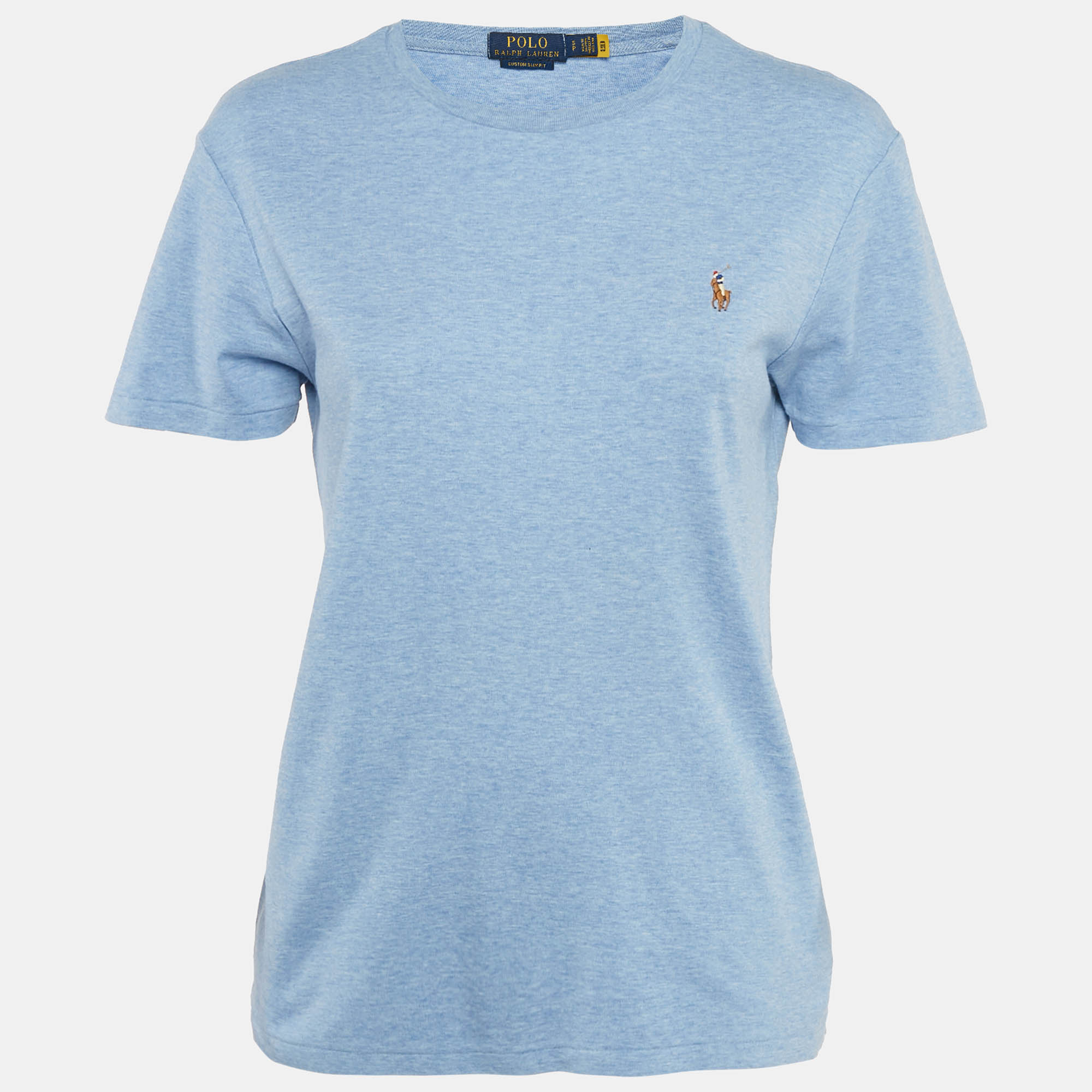 

Polo Ralph Lauren Blue Melange Jersey T-Shirt S