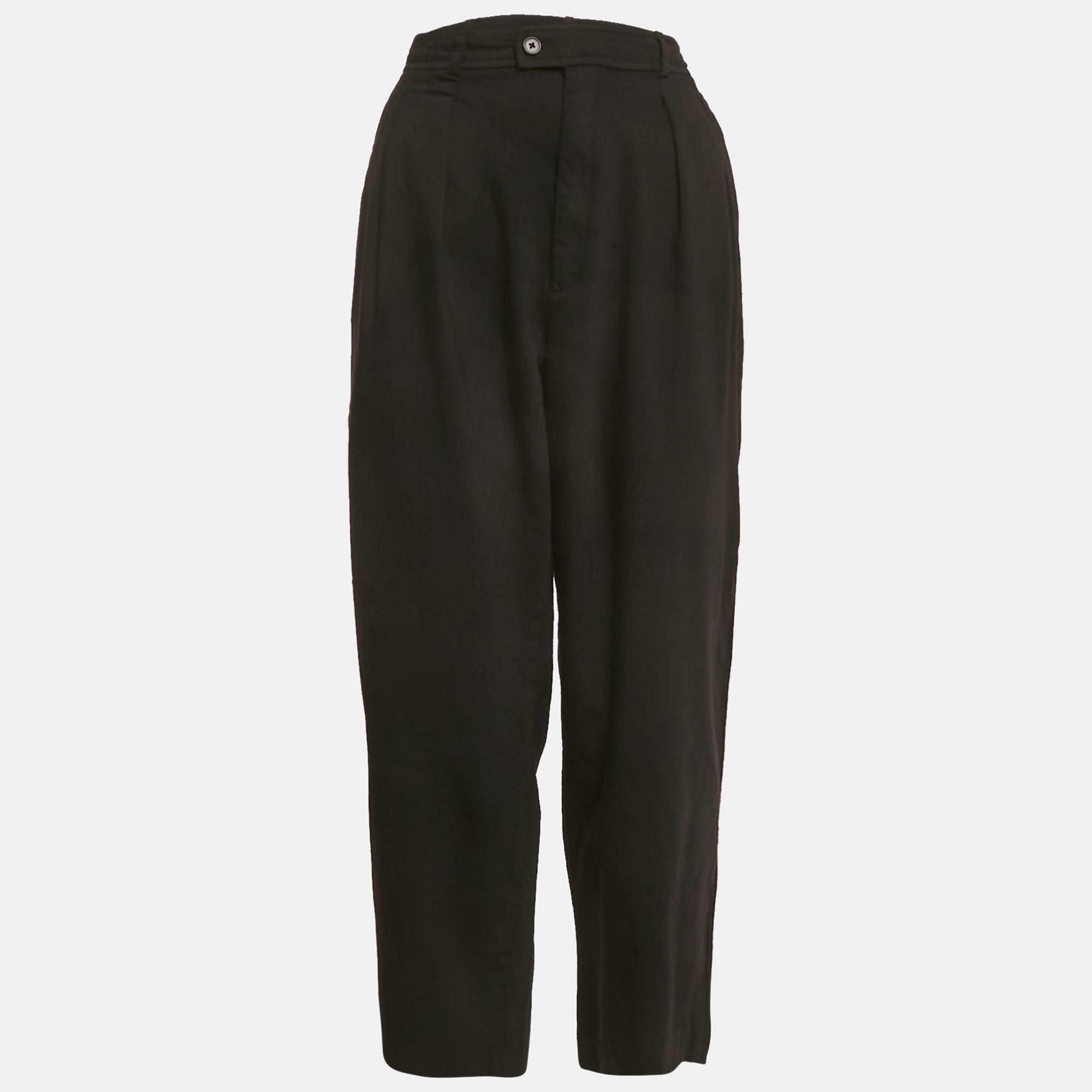 

Polo Ralph Lauren Black Wool Blend Pleated Trousers M