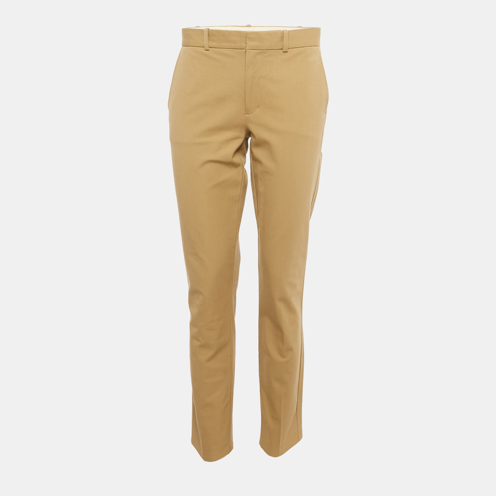 

Polo Ralph Lauren Beige Stretch Cotton Trousers M, Brown