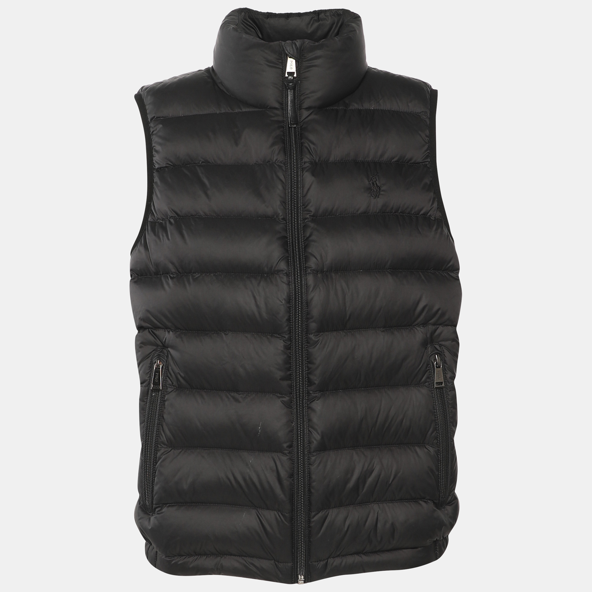

Polo Ralph Lauren Black Nylon Colden Packable Down Gilet Vest