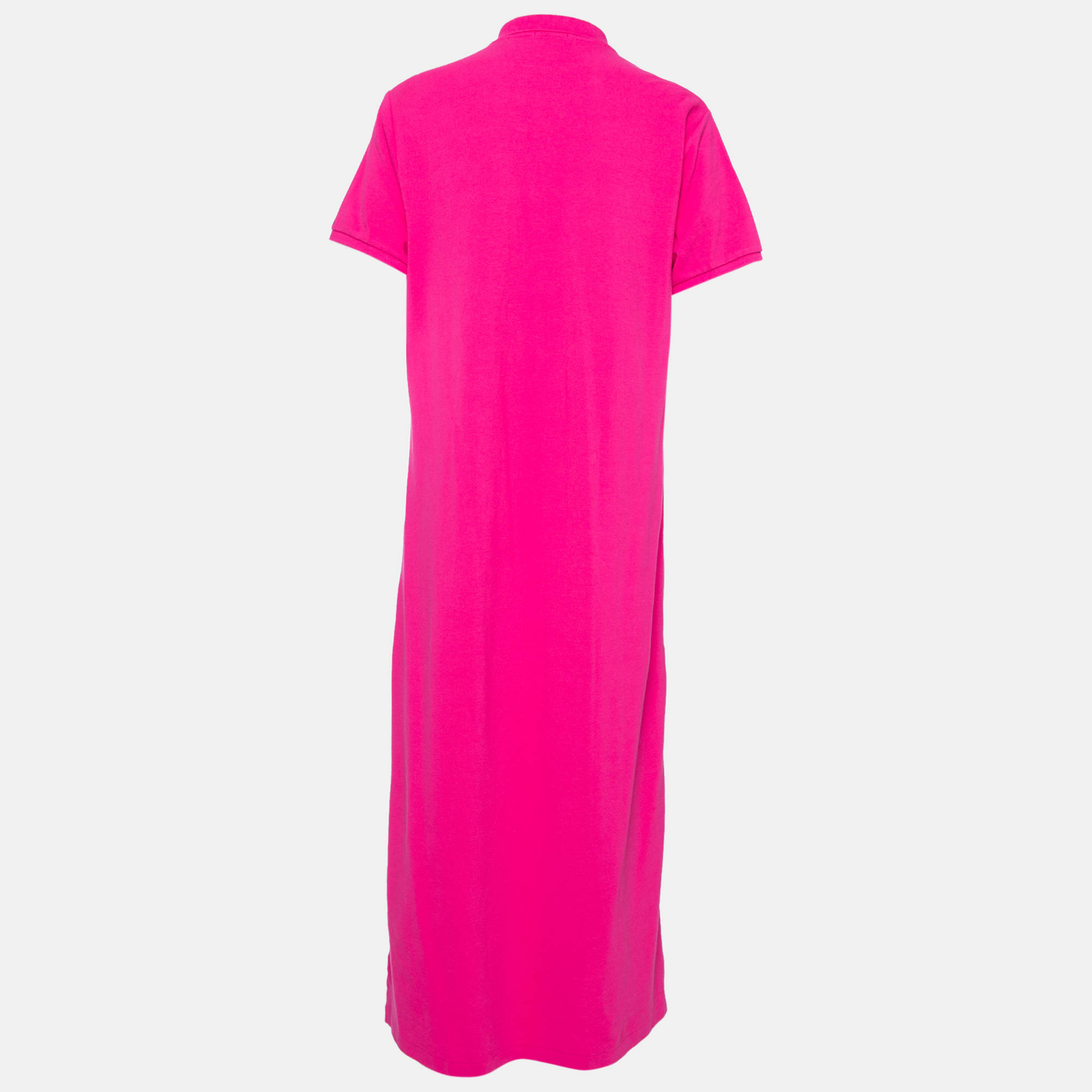 

Polo Ralph Lauren Pink Cotton Short Sleeve Polo Dress
