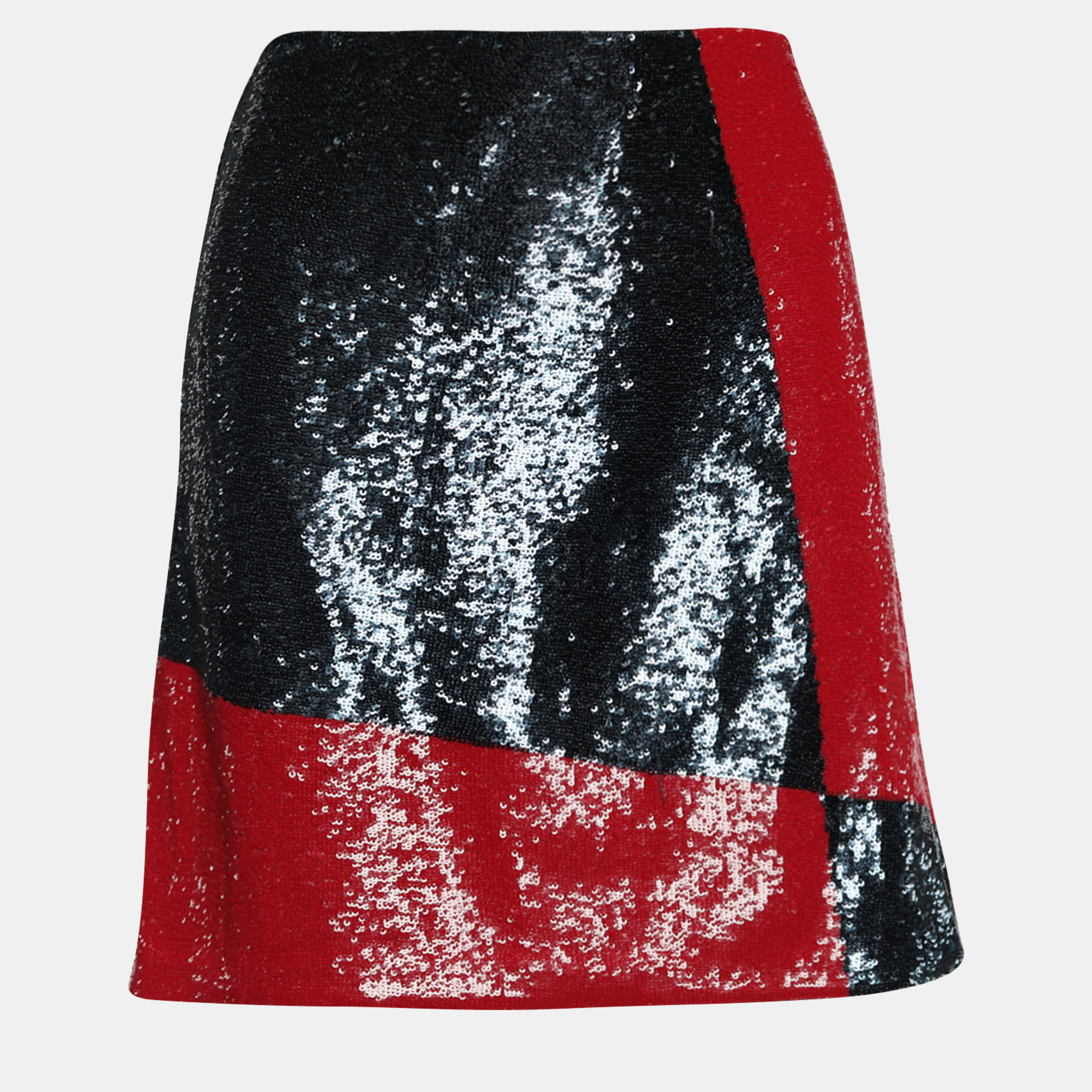 

Polo Ralph Lauren Colorblock Sequined Mini Skirt, Red