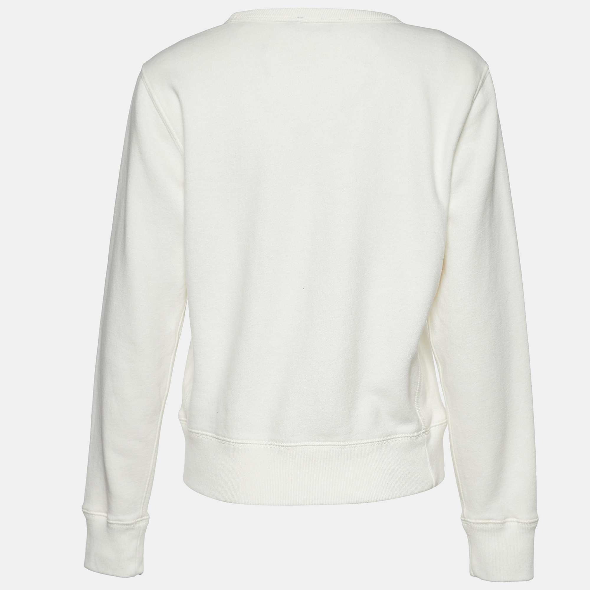 

Polo Ralph Lauren Off White Cotton Long Sleeve Sweatshirt