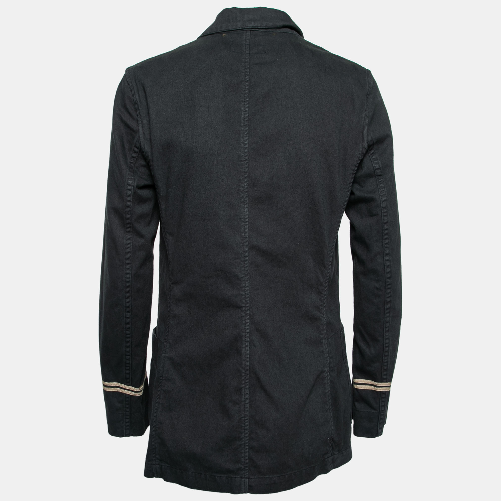 

Polo Ralph Lauren Black Cotton Double-Breasted Blazer