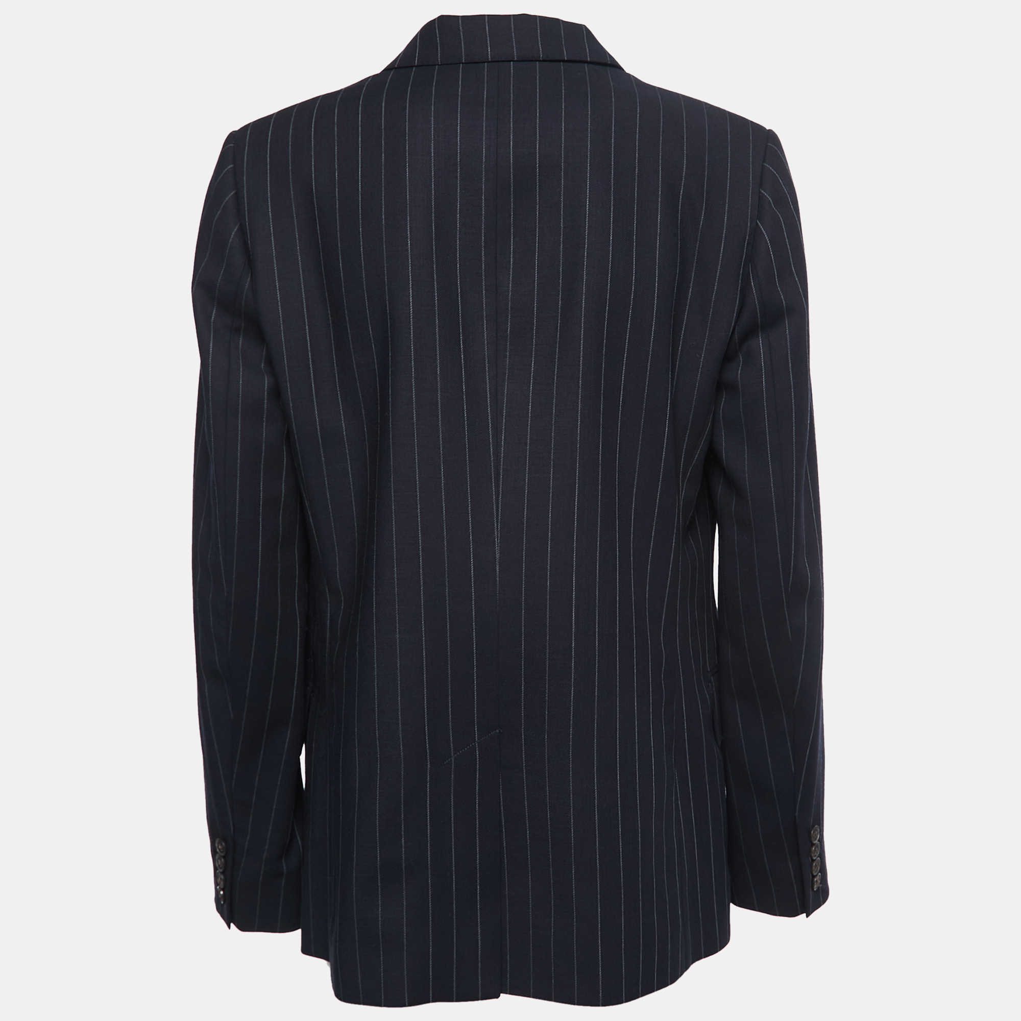 

Polo Ralph Lauren Black Striped Wool Single-Breasted Blazer