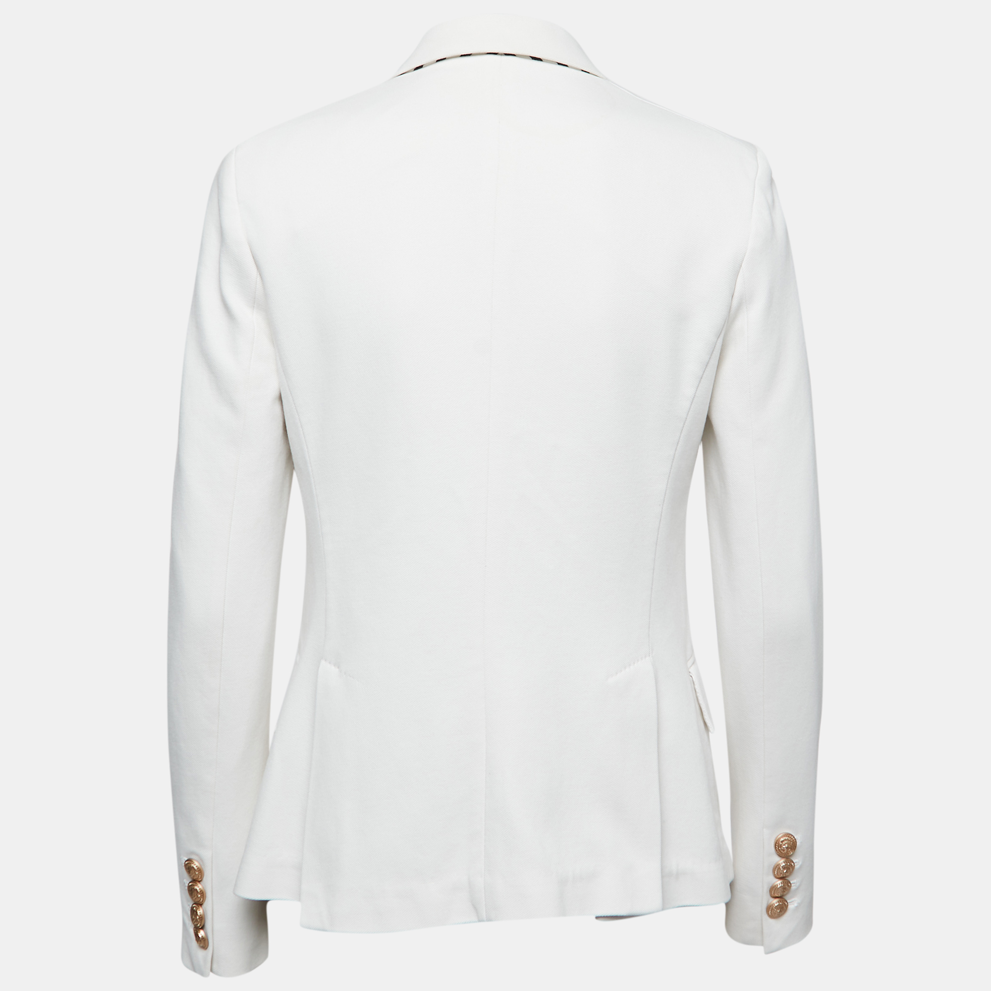 

Polo Ralph Lauren White Cotton Twill Double-Breasted Blazer