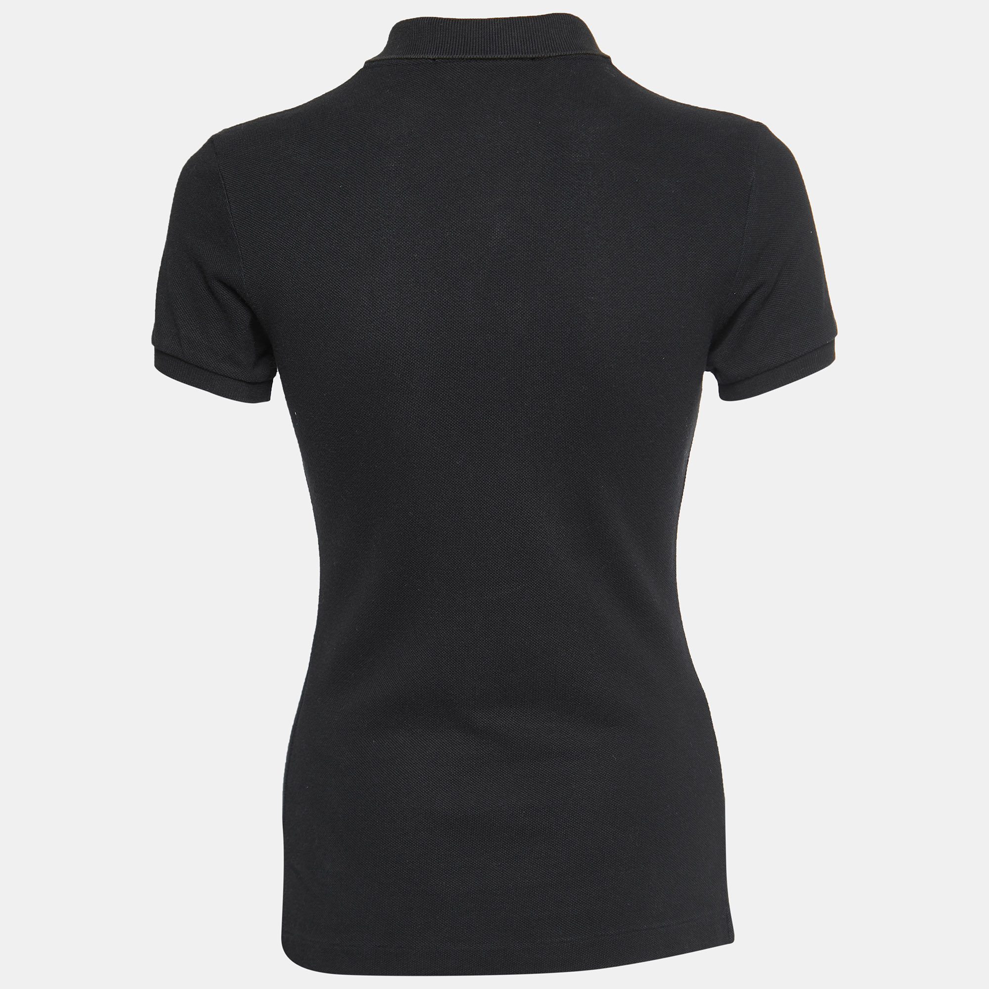 

Ralph Lauren Black Cotton Pique The Skinny Polo T-shirt