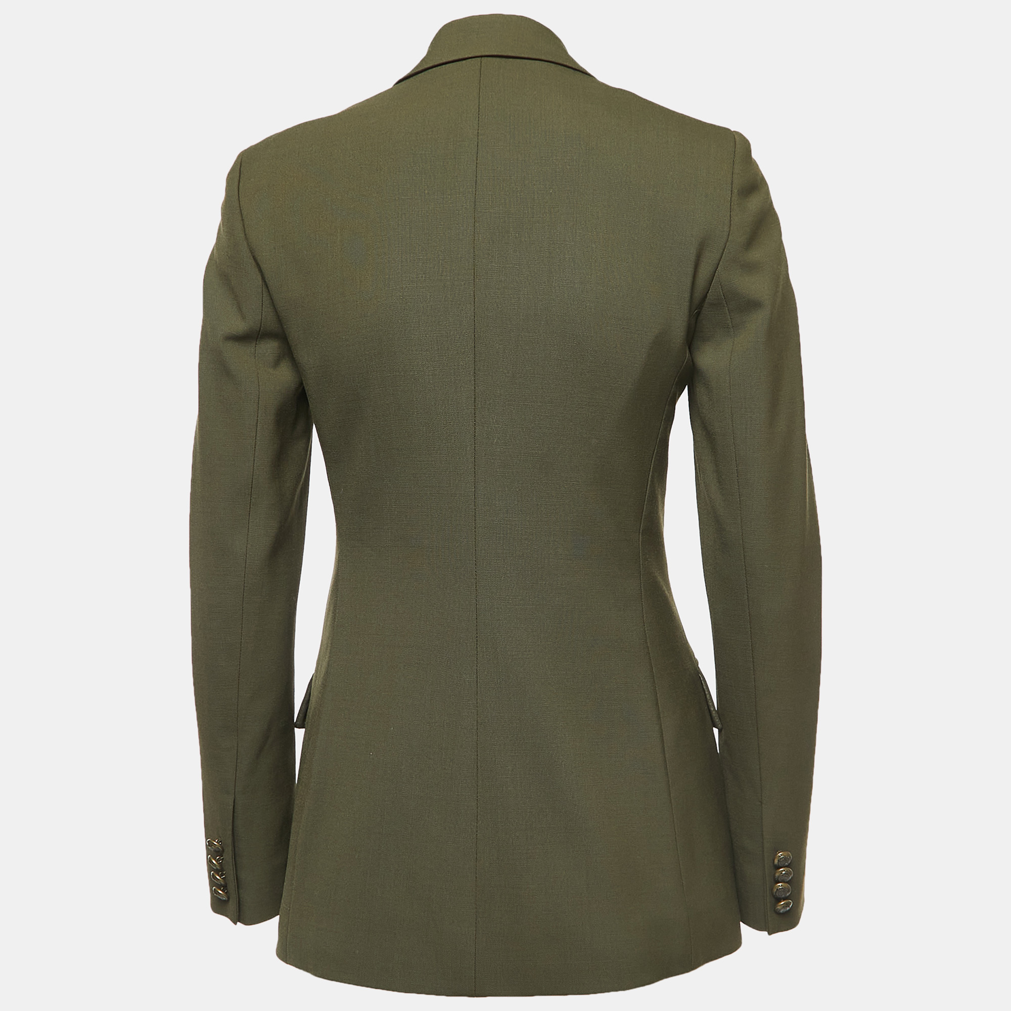 

Polo Ralph Lauren Olive Green Wool Double Breasted Blazer