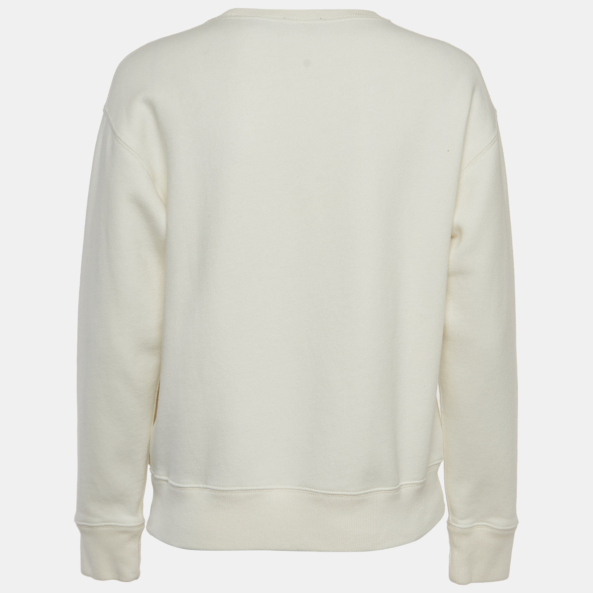 

Polo Ralph Lauren White Bear Print Cotton-Blend Sweatshirt