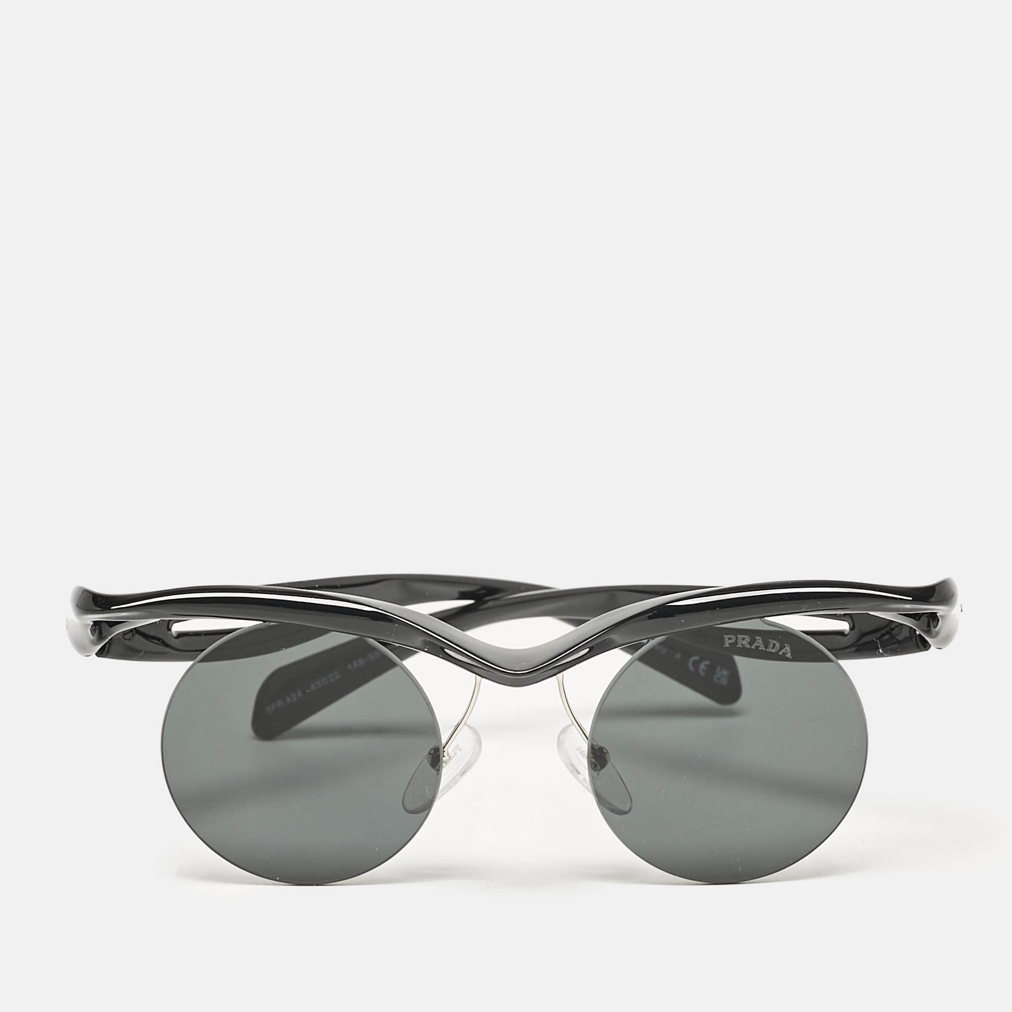 

Prada Black SPRA24 Morph Round Sunglasses