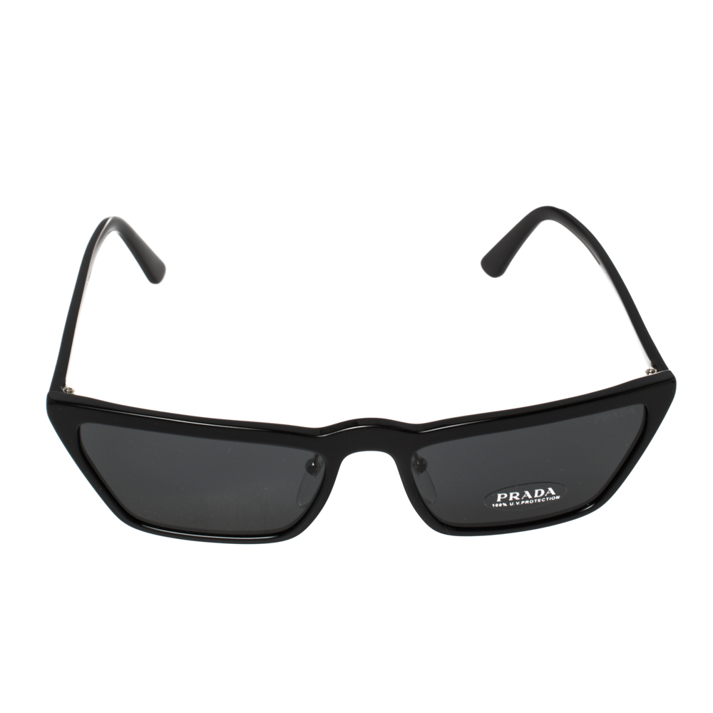 

Prada Black/Grey SPR 19U Cat Eye Sunglasses