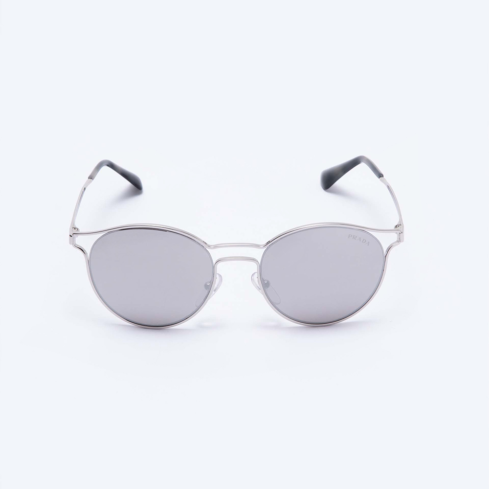 

Prada Silver Mirrored Round Sunglasses