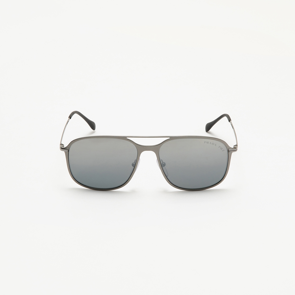 

Prada Silver Mirrored Square Sunglasses