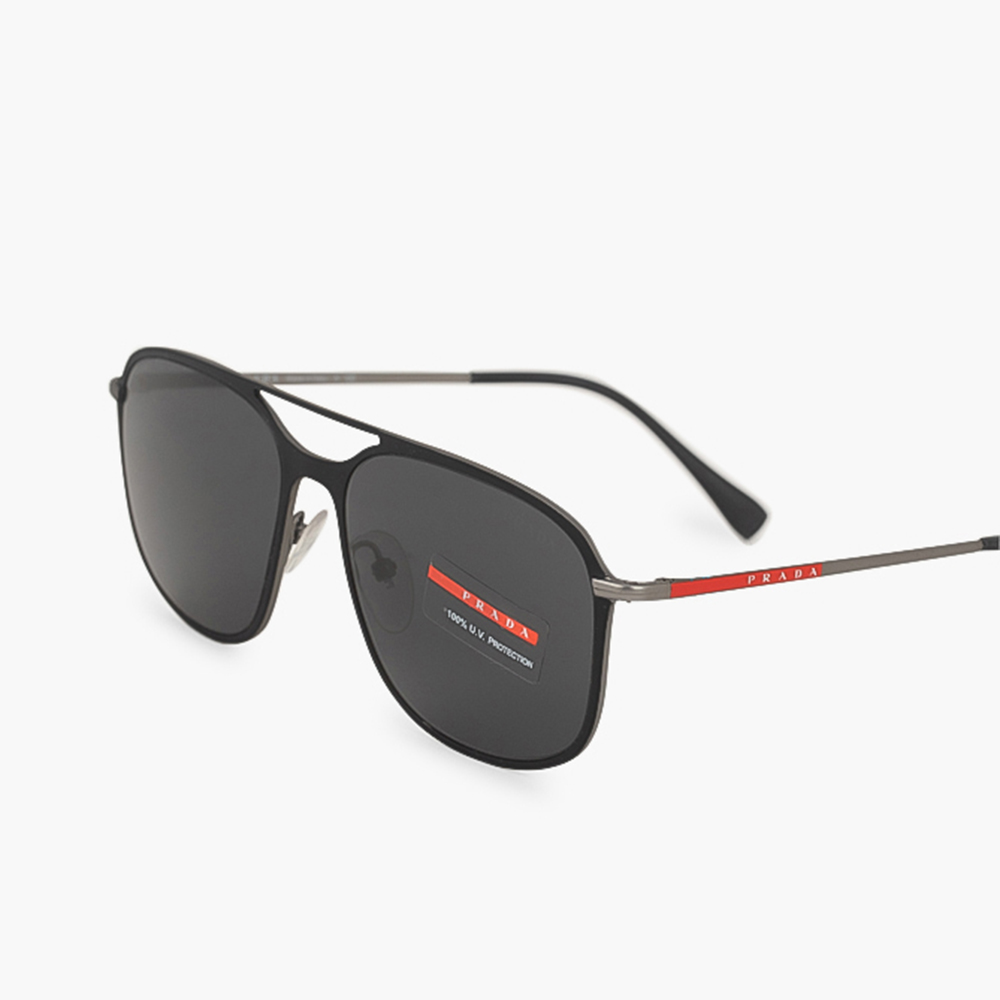 

Prada Black Mirrored Square Sunglasses