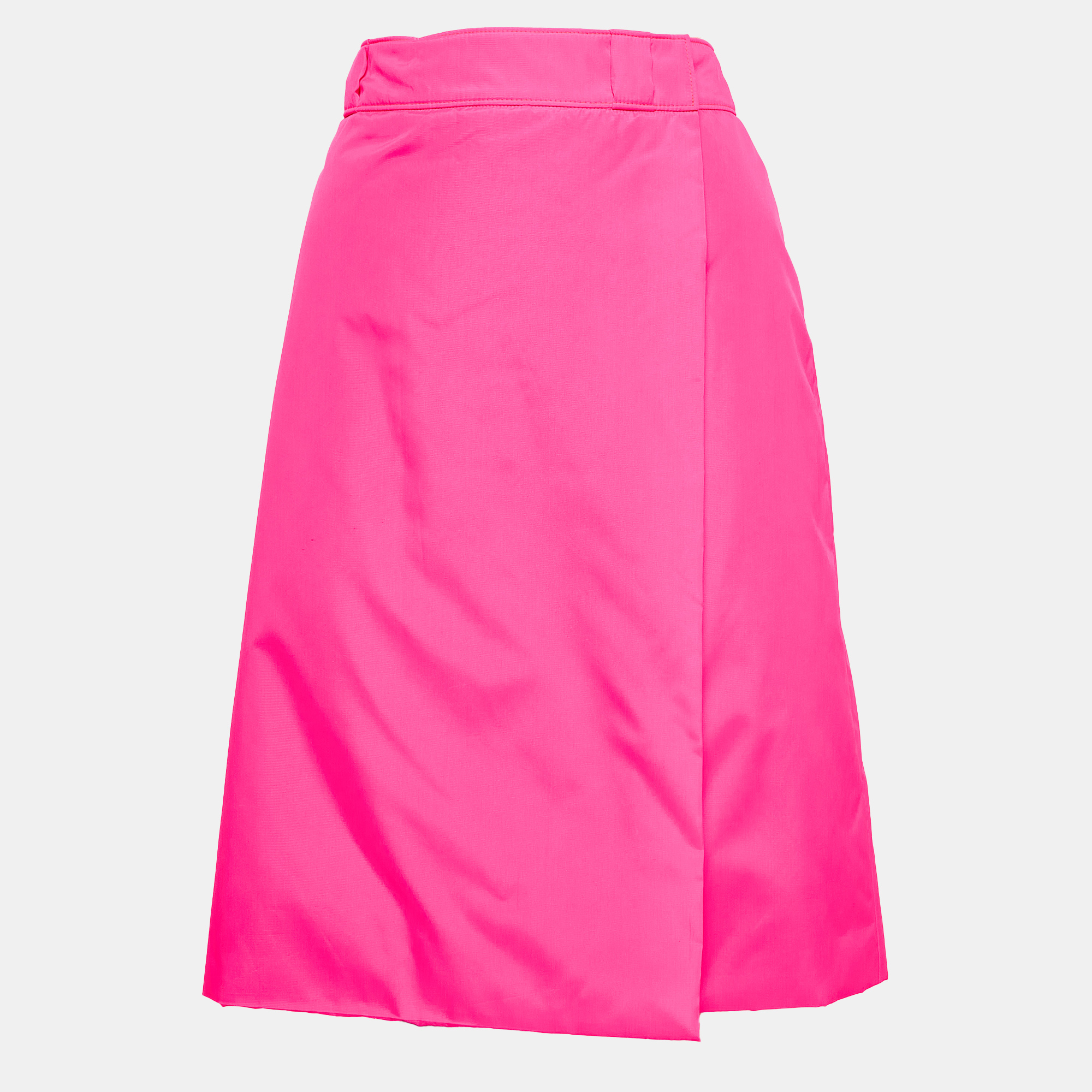 

Prada Fluorescent Pink Synthetic Pencil Skirt M