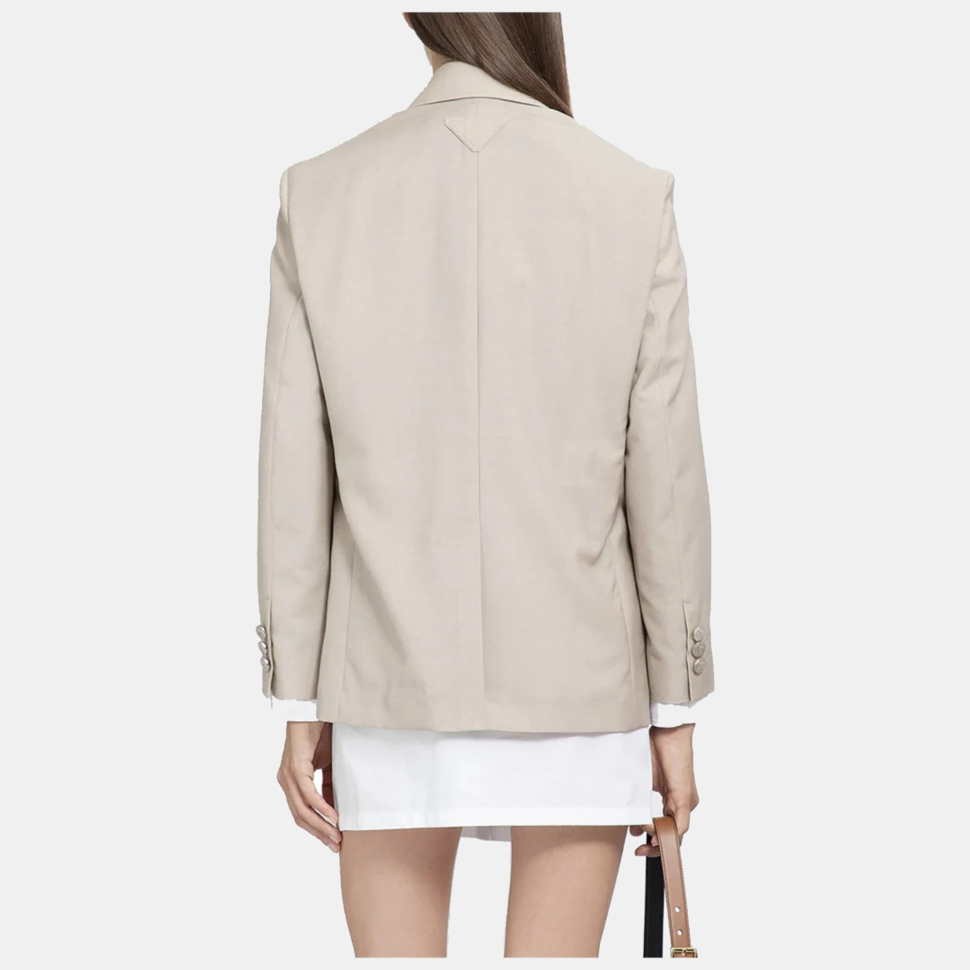 Prada Beige Wool Blazer Women’s IT 42 