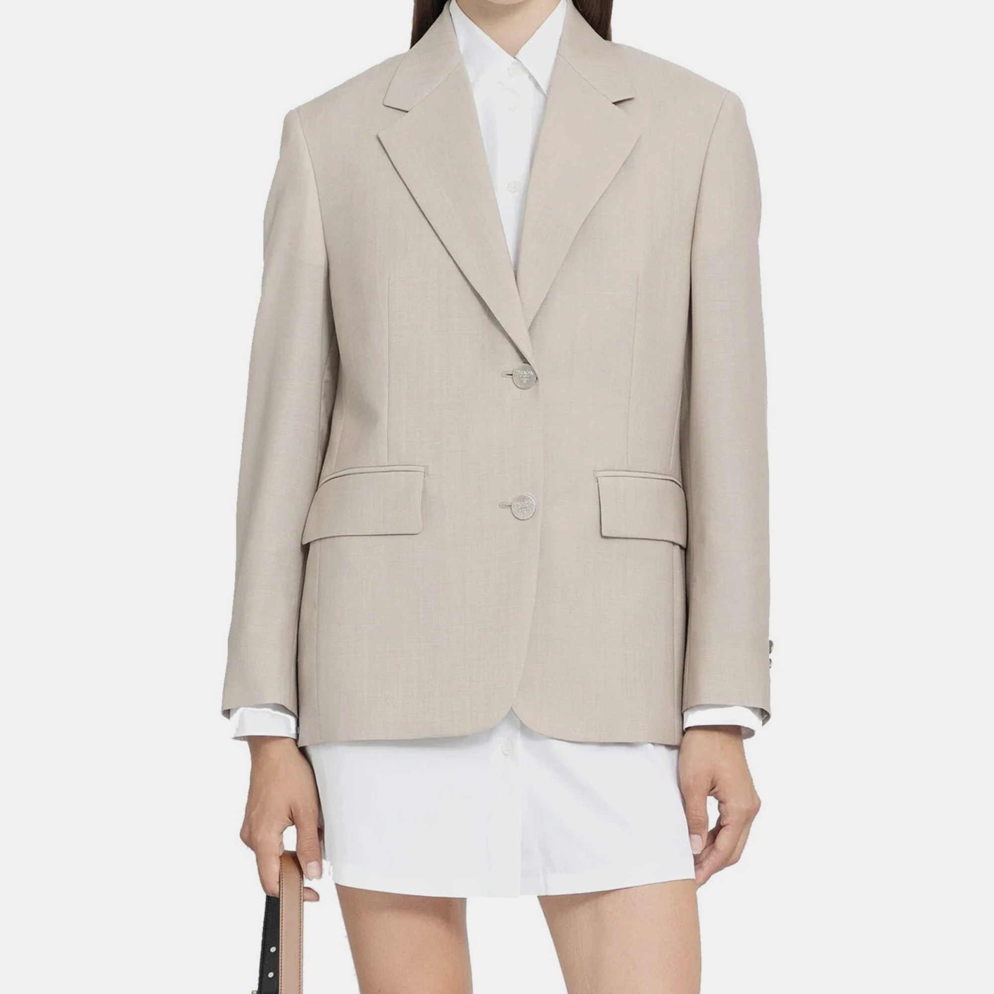 Prada Beige Wool Blazer Women’s IT 42 