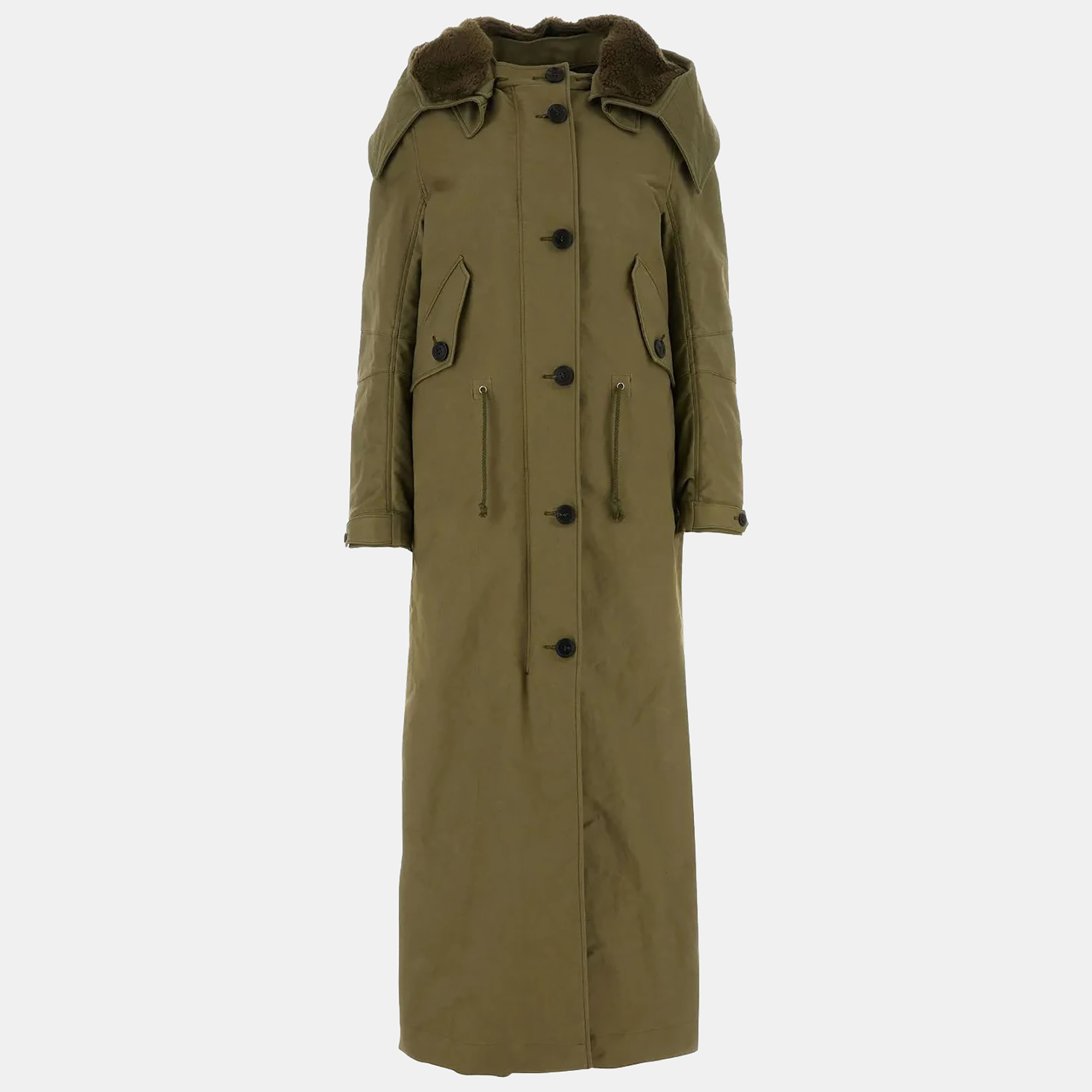 

Prada Green Long Parka Coat Women’s