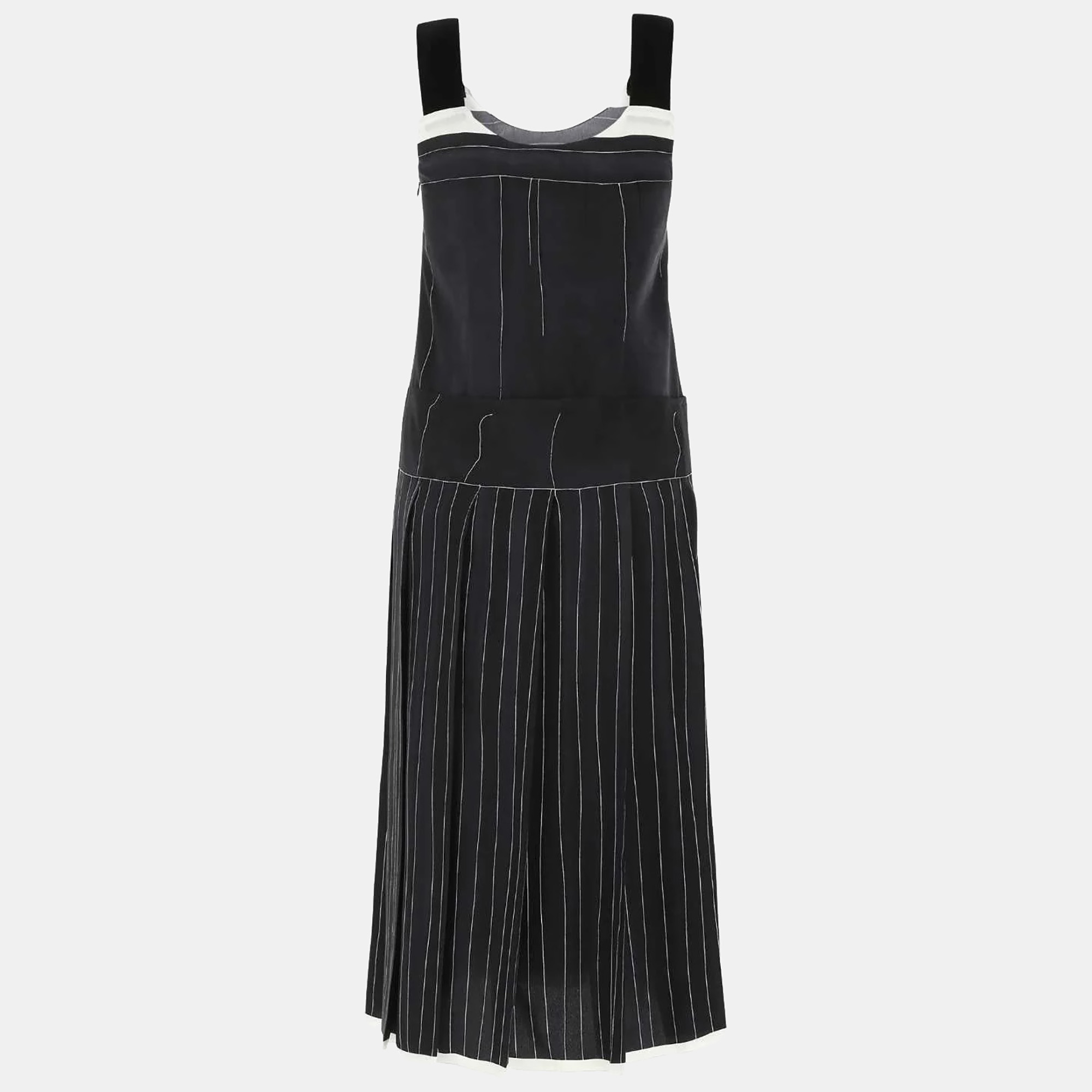Prada Black Printed Silk Dress Women’s IT 38 