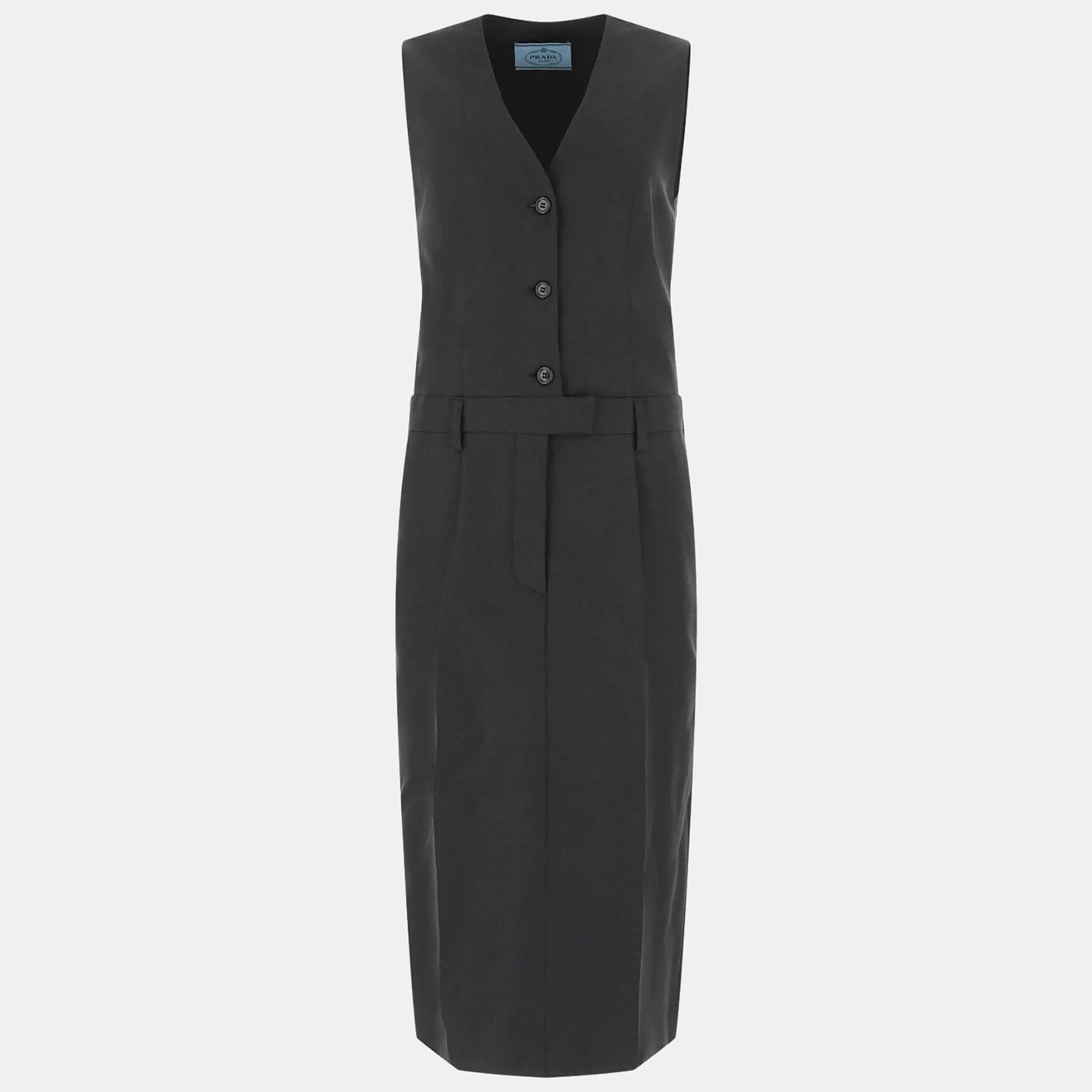 

Prada Dark Grey Wool Dress Women’s IT 38