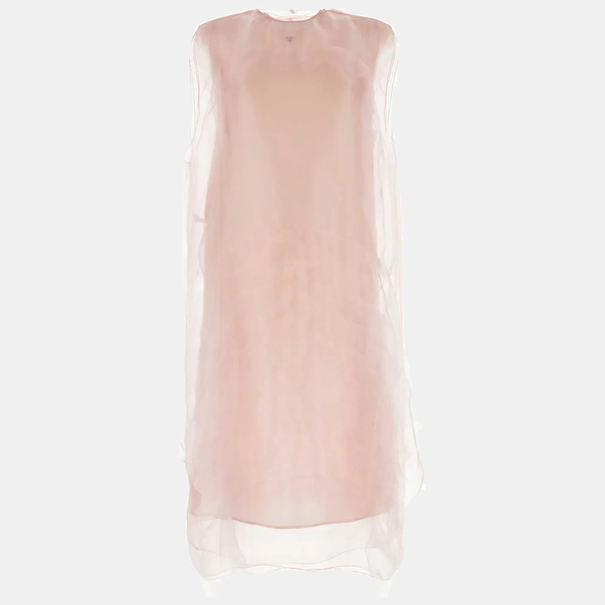 

Prada Pink Voile Dress Rosa