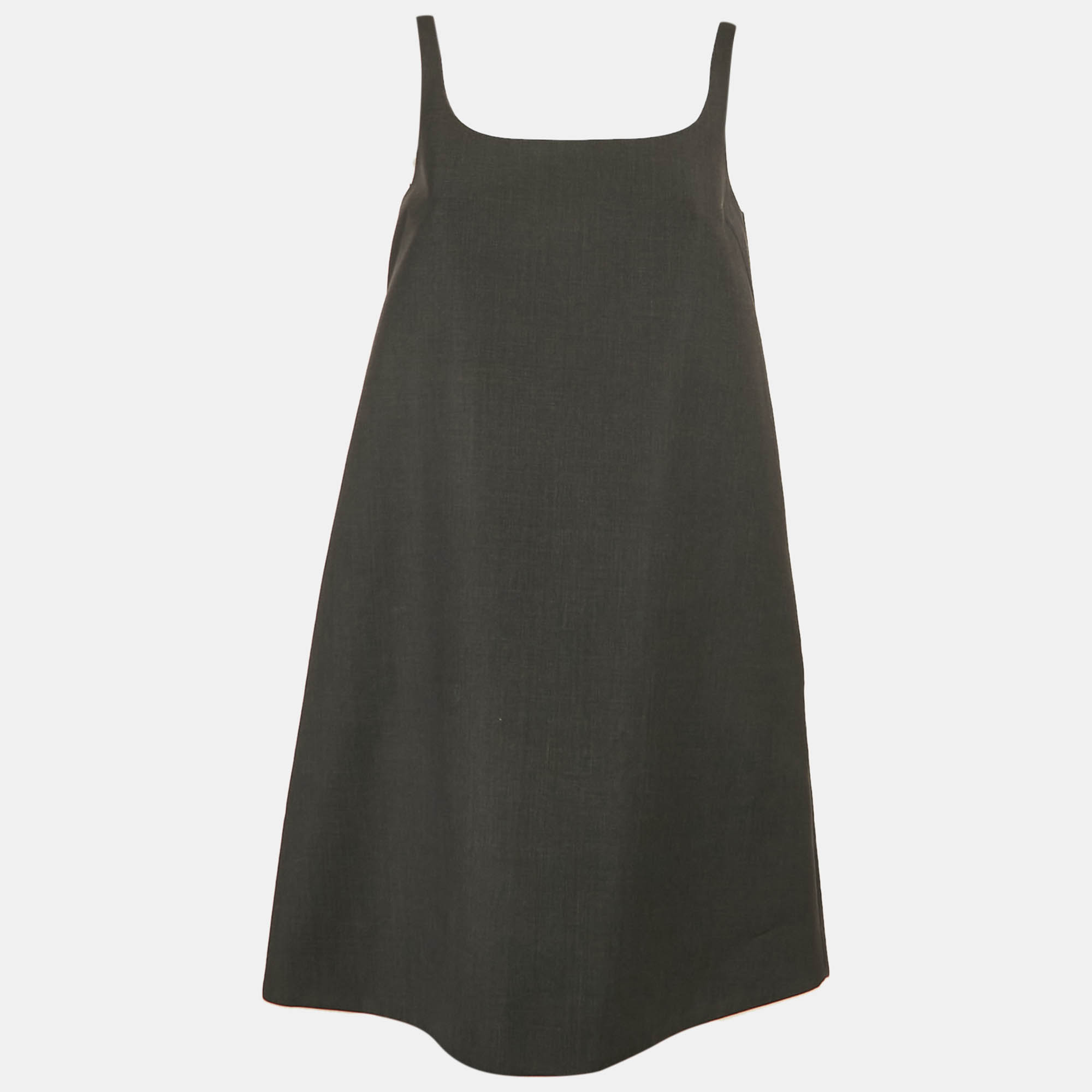 

Prada Grey Wool Cami Mini Dress S