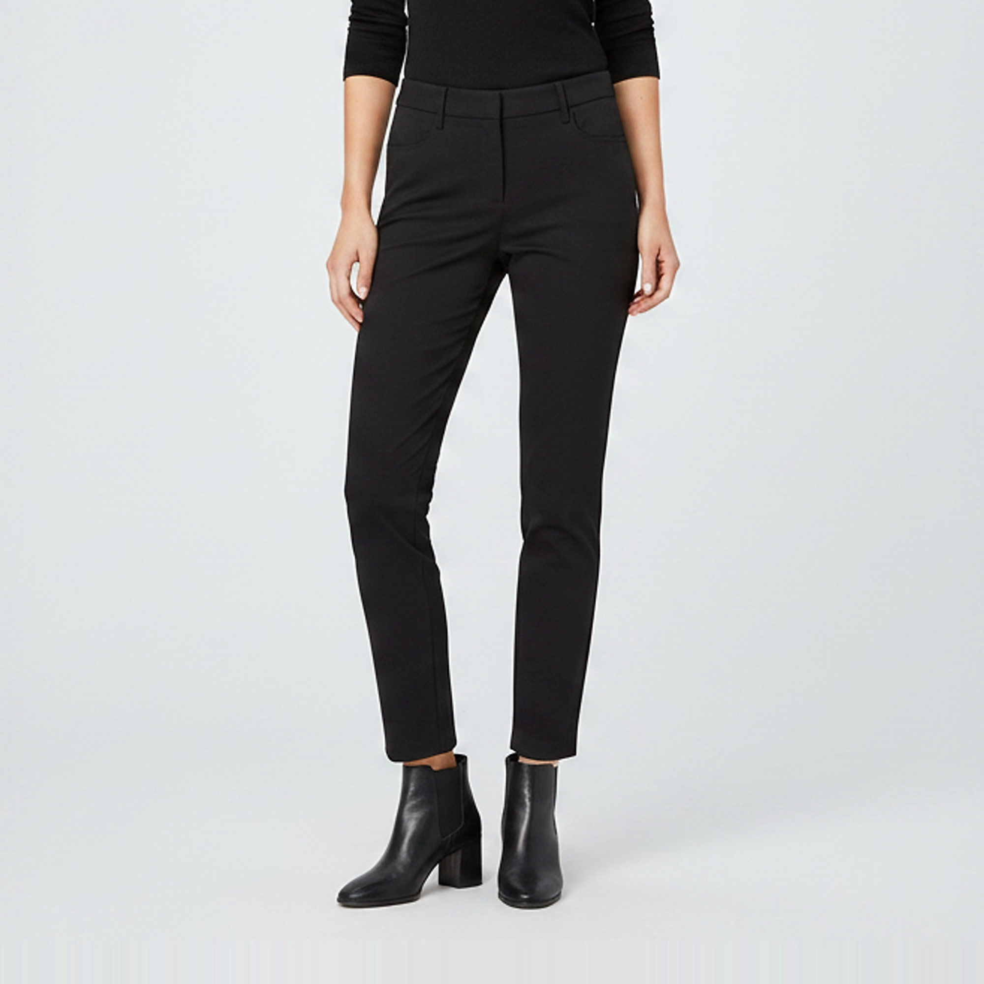 

Prada Black Wool Straight Leg Tailored Trousers XS