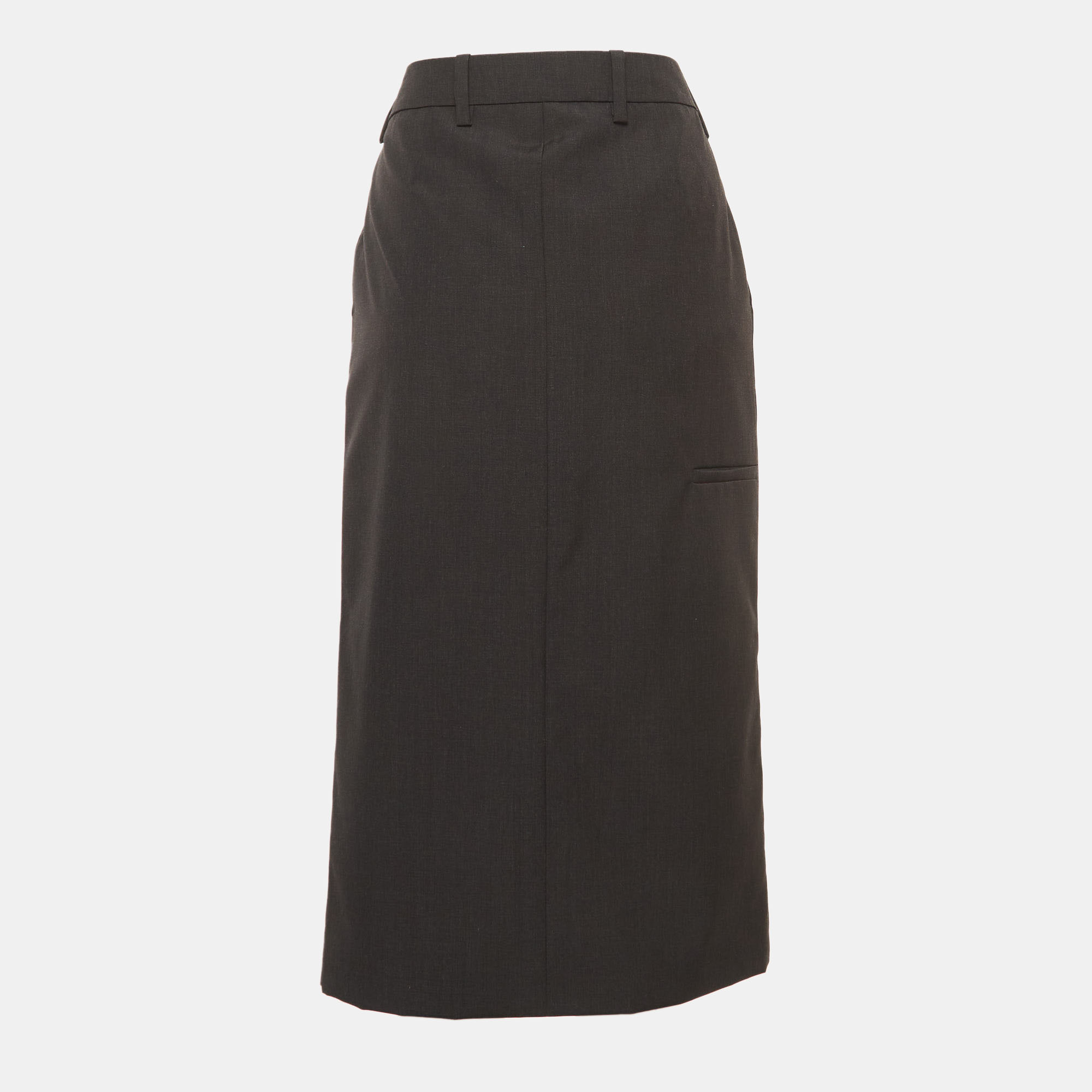 

Prada Grey Mohair Pencil Skirt