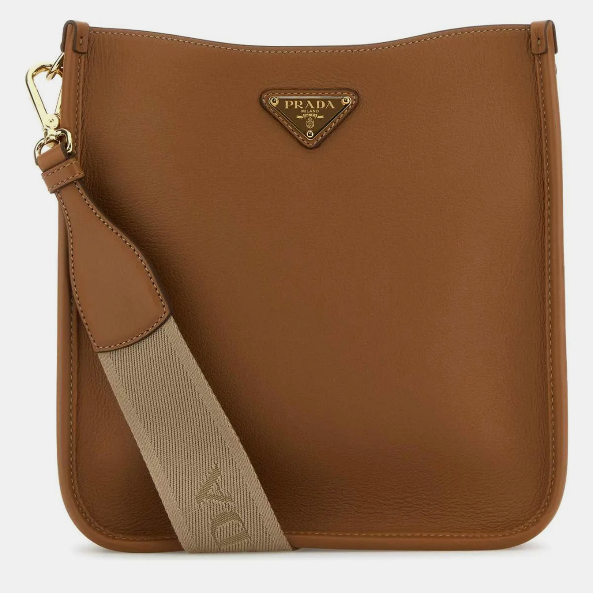 

Prada Caramel Leather Shoulder Bag, Brown