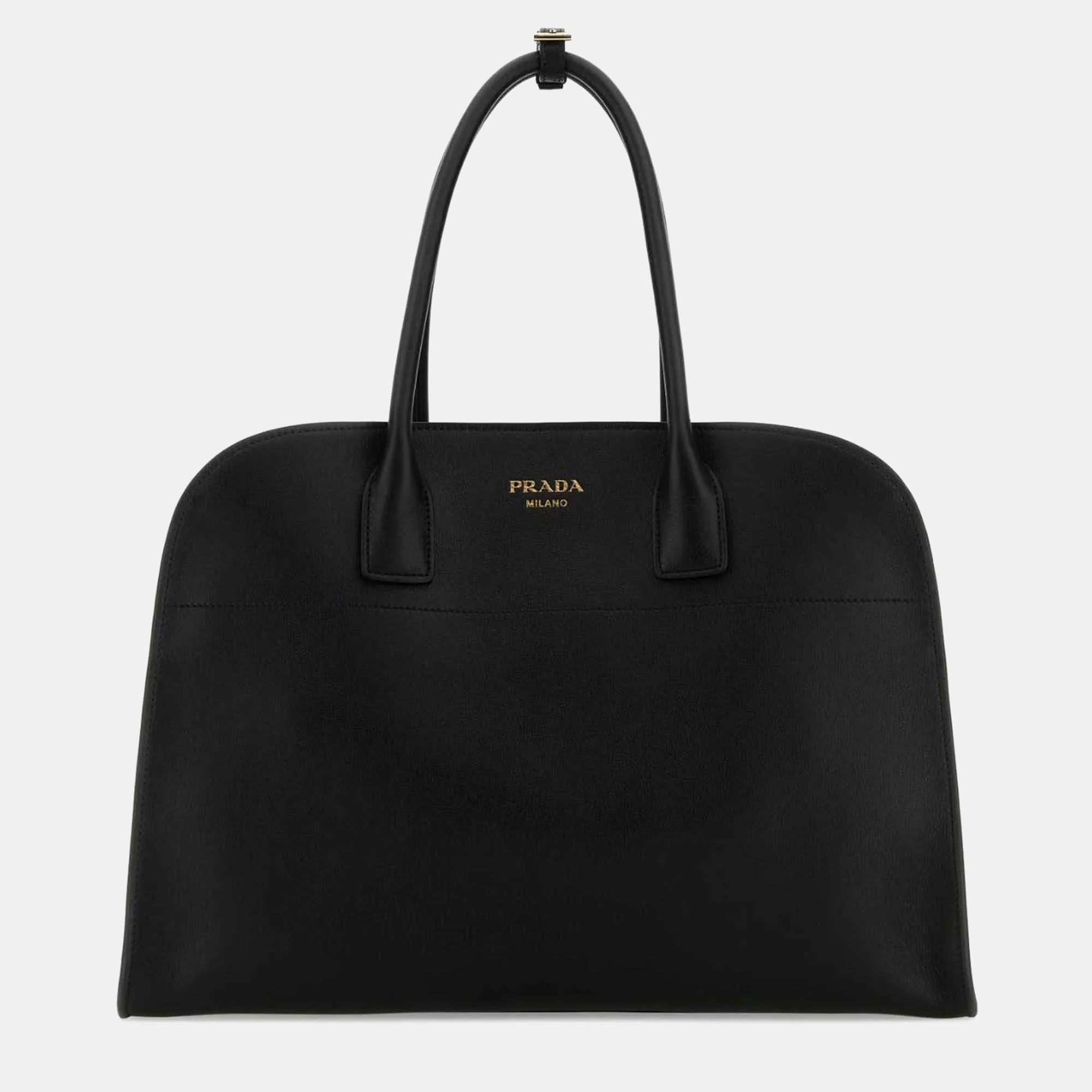 

Prada Nero Black Leather Shopping Bag